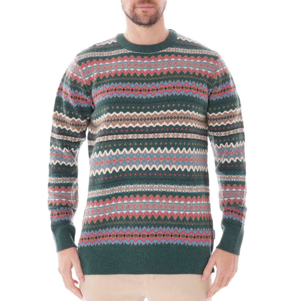 Barbour Fair Isle Crew - Seaweed