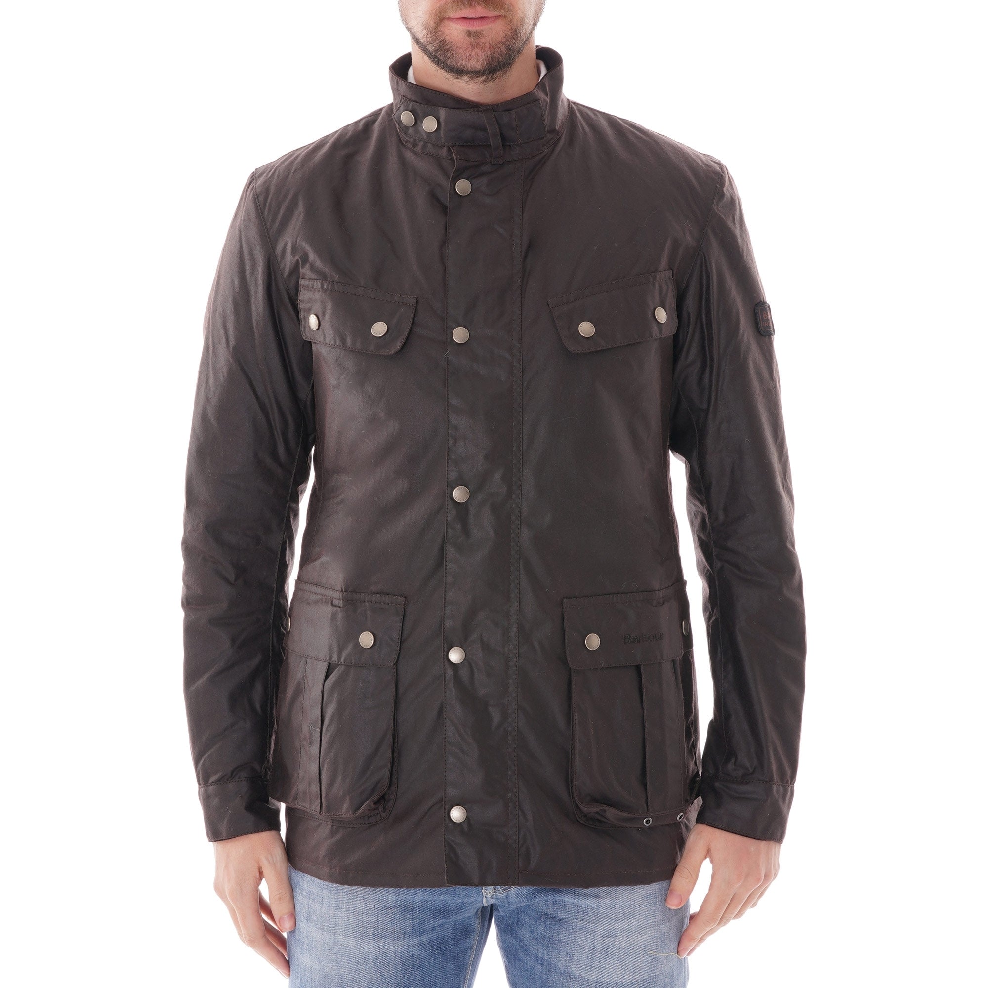 Barbour International Duke Wax Jacket - Rustic