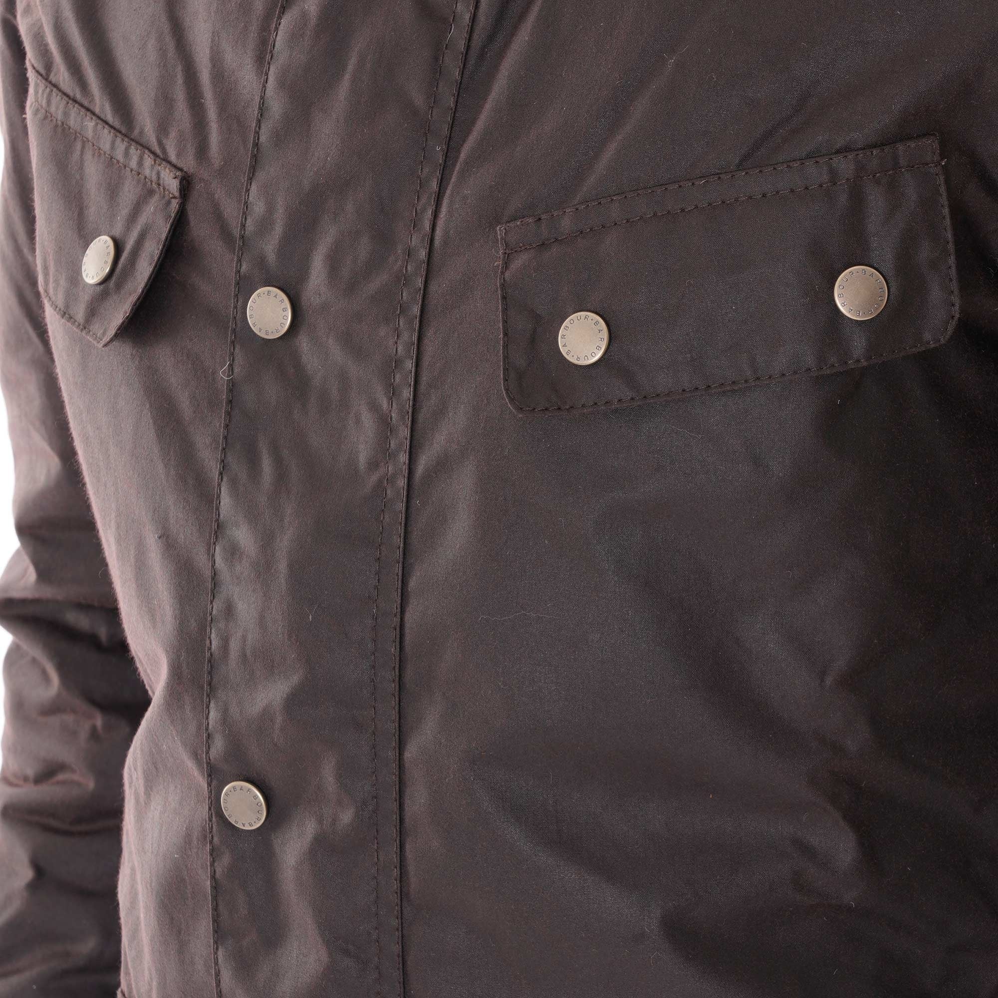 Barbour International Duke Wax Jacket - Rustic