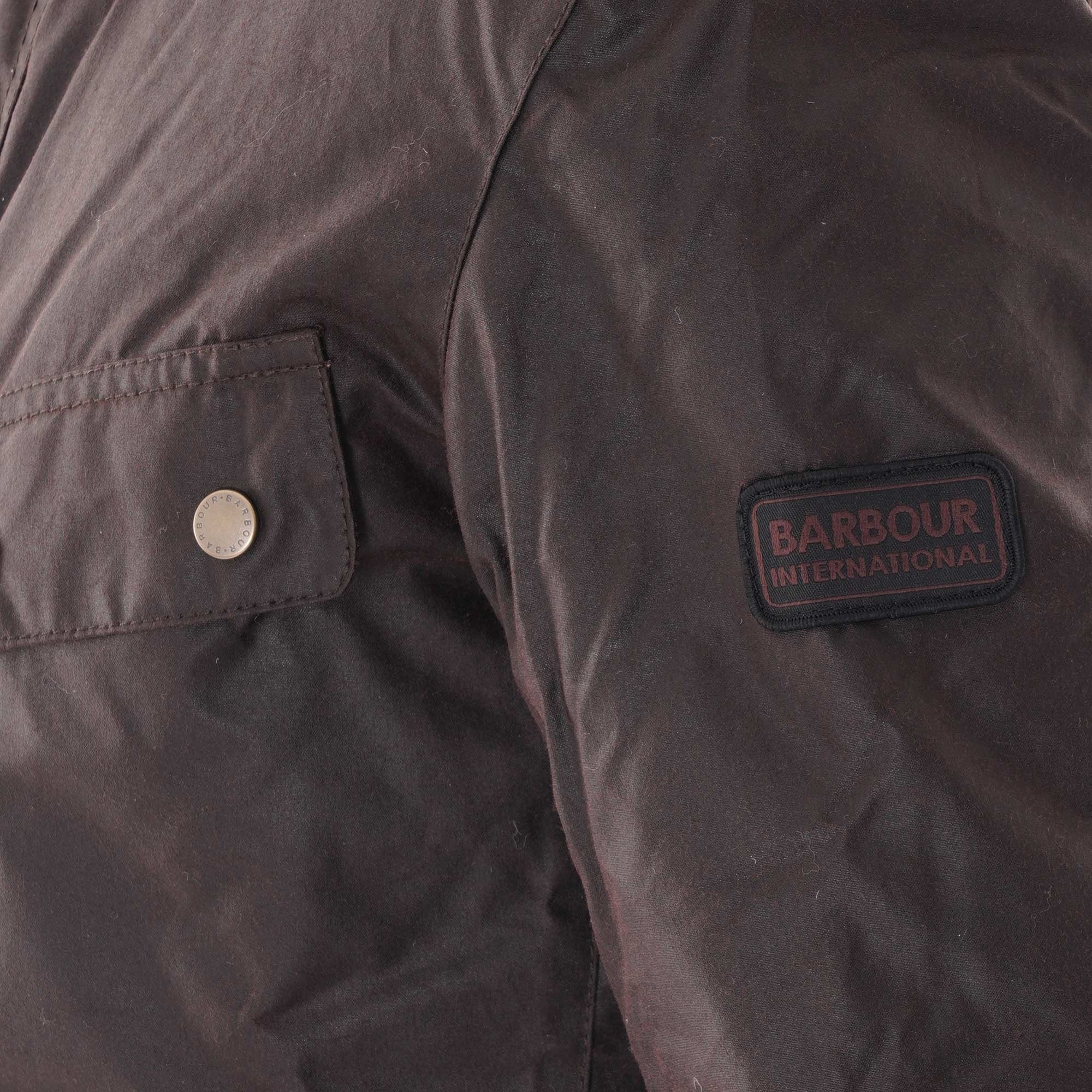 Barbour International Duke Wax Jacket - Rustic