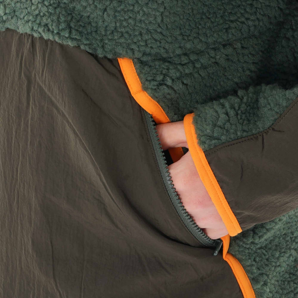 Nike Half-zip Sherpa Hoodie - Green