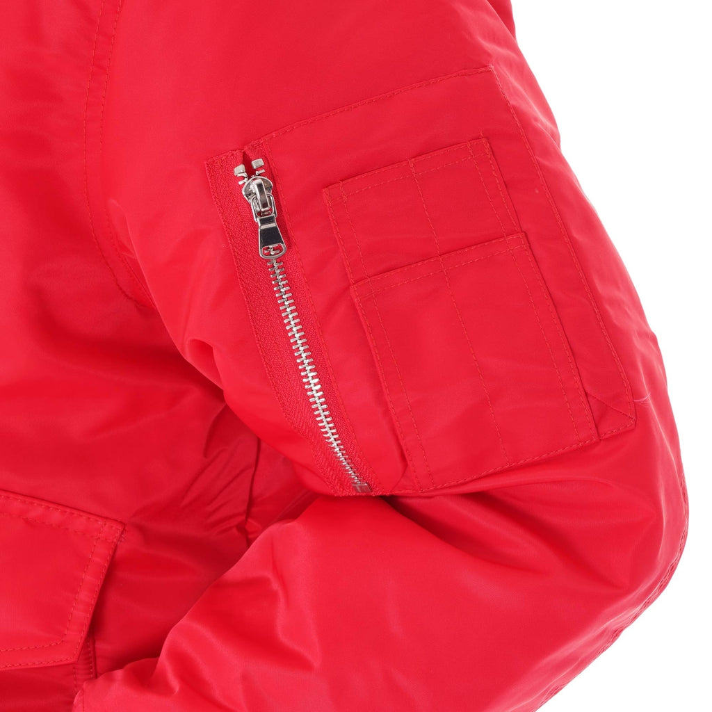 Schott NYC CWU Bomber Womens Jacket Red