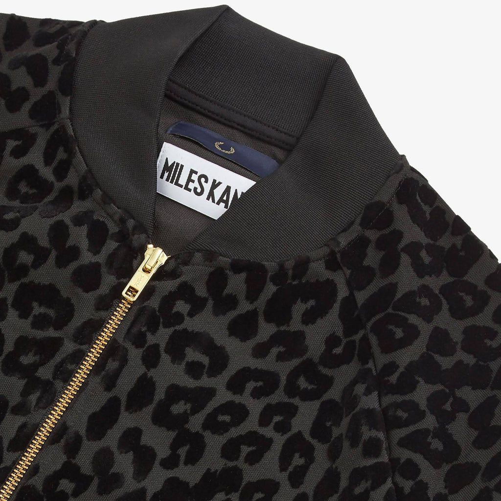 Fred Perry x Miles Kane Flock Leopard Track Jacket - Leopard
