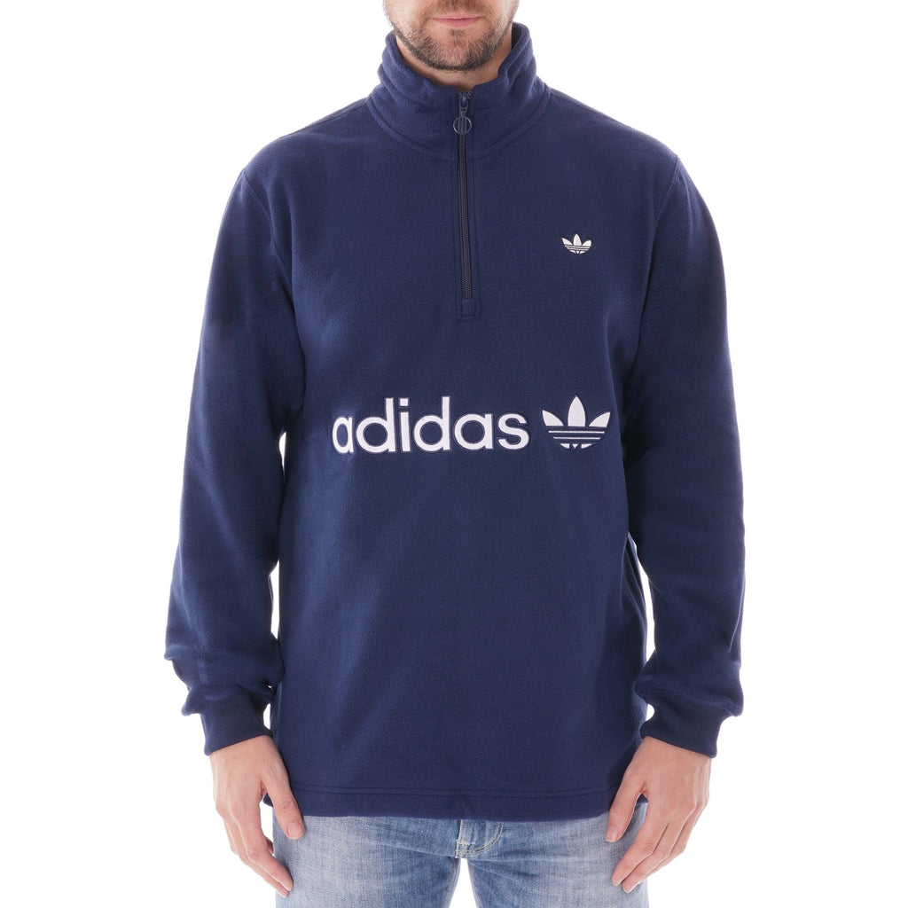 Adidas Originals Half-zip Polar Fleece - Indigo