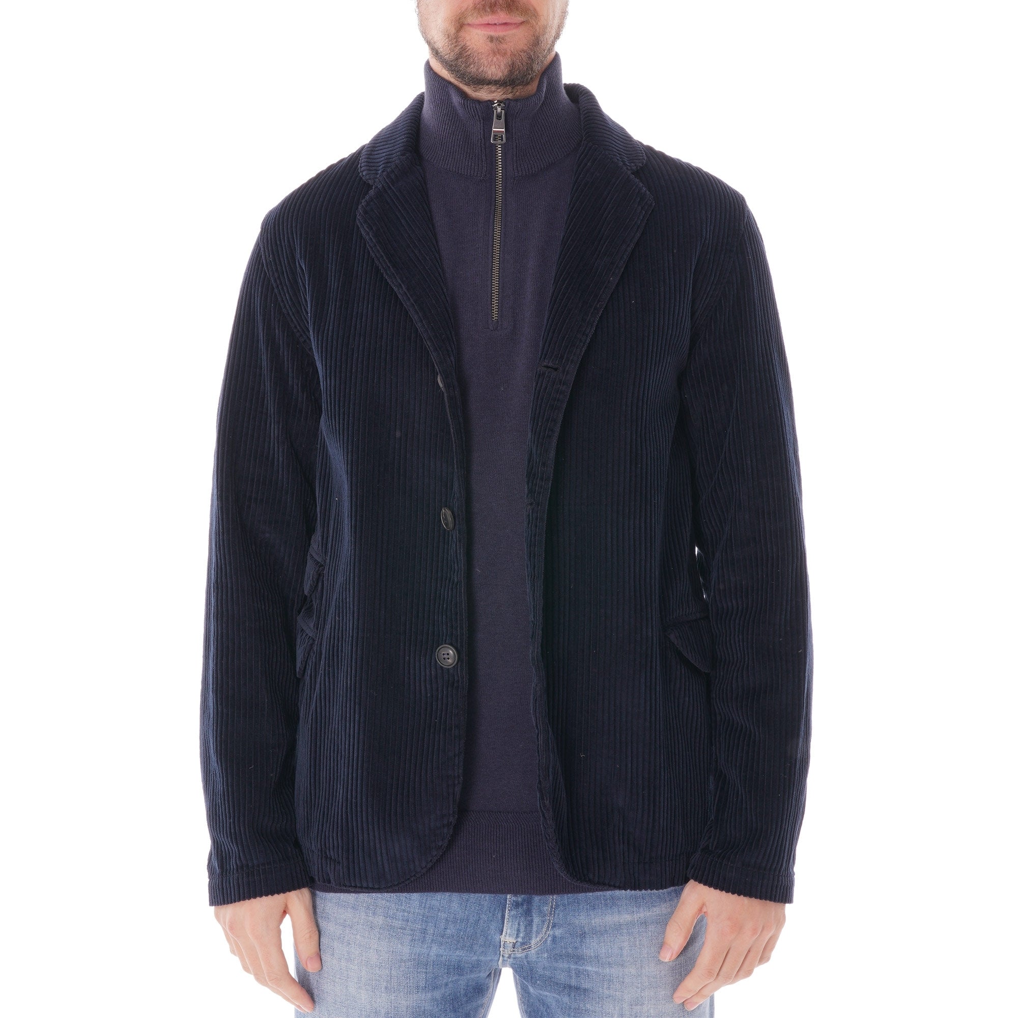 Homecore Oxmo Corduroy Jacket - Navy