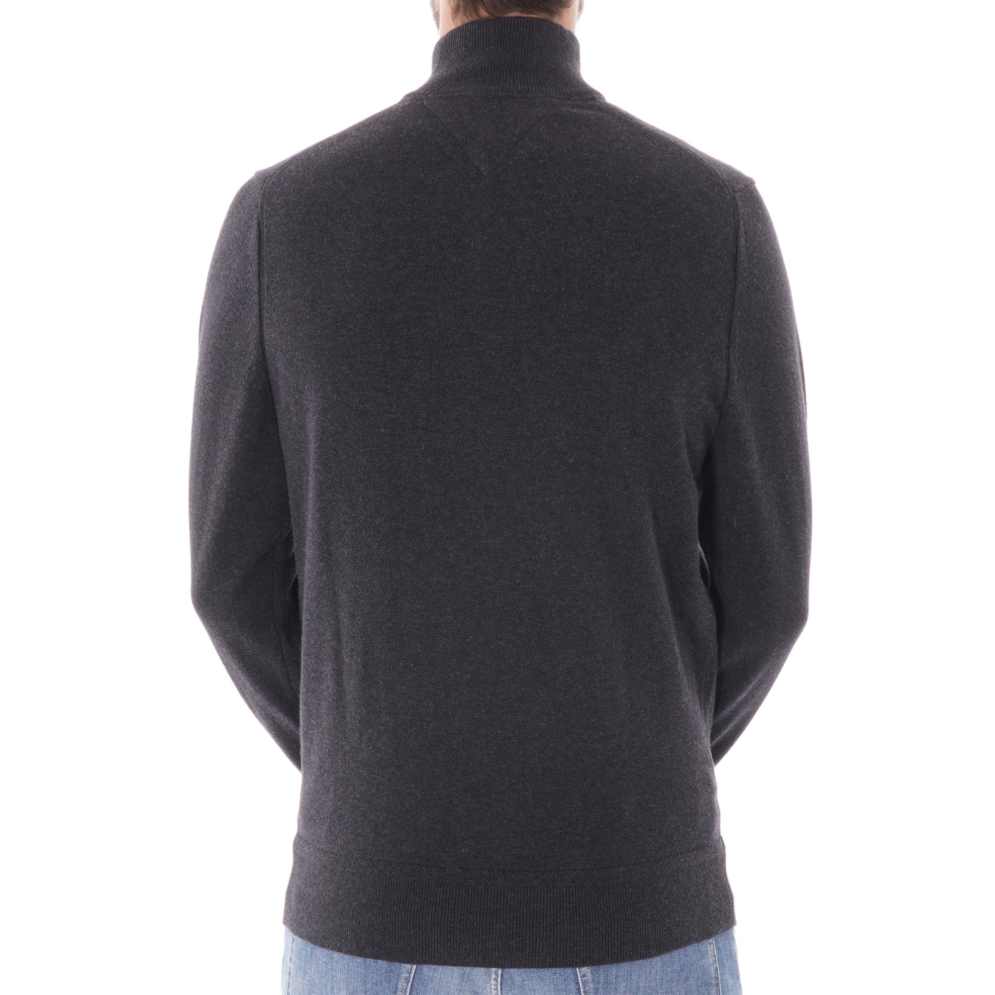 Tommy Hilfiger Half Zip Sweat - Black