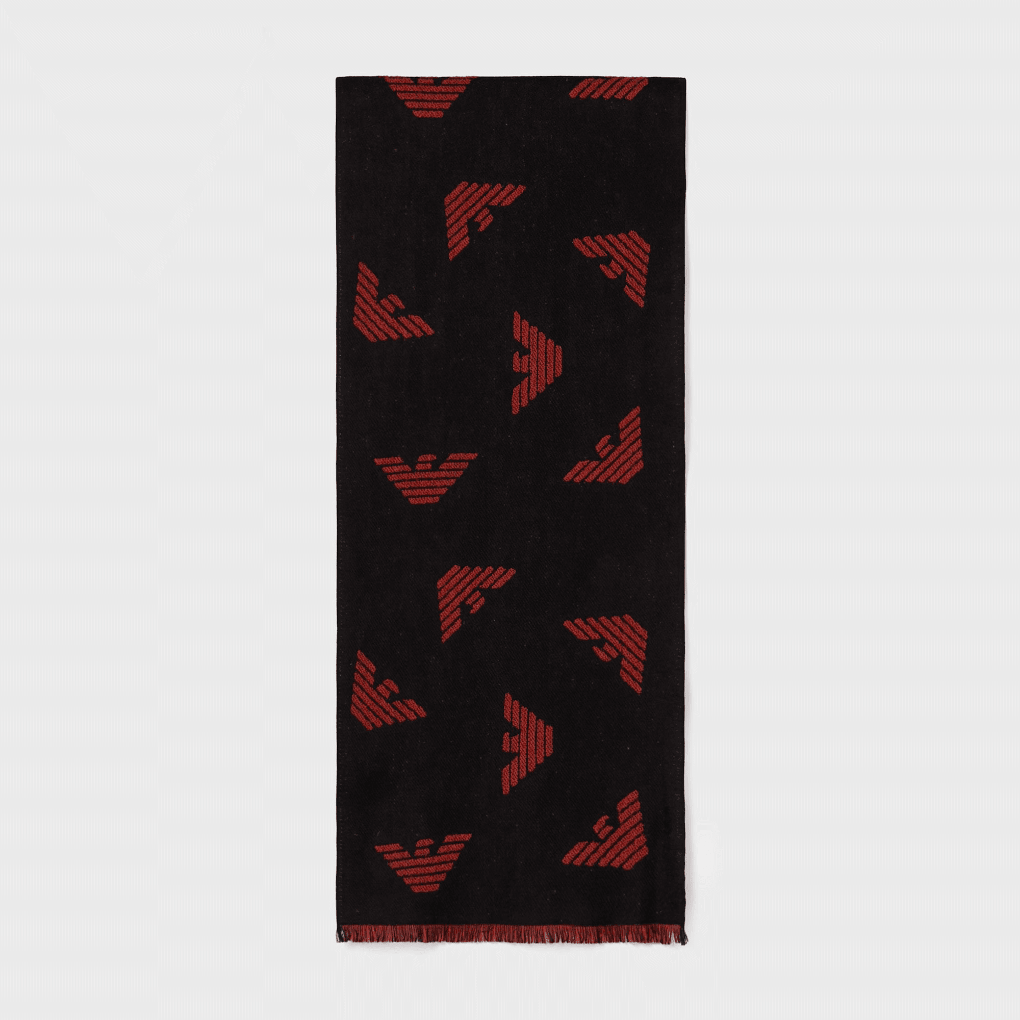 Emporio Armani Eagle Scarf - Nero