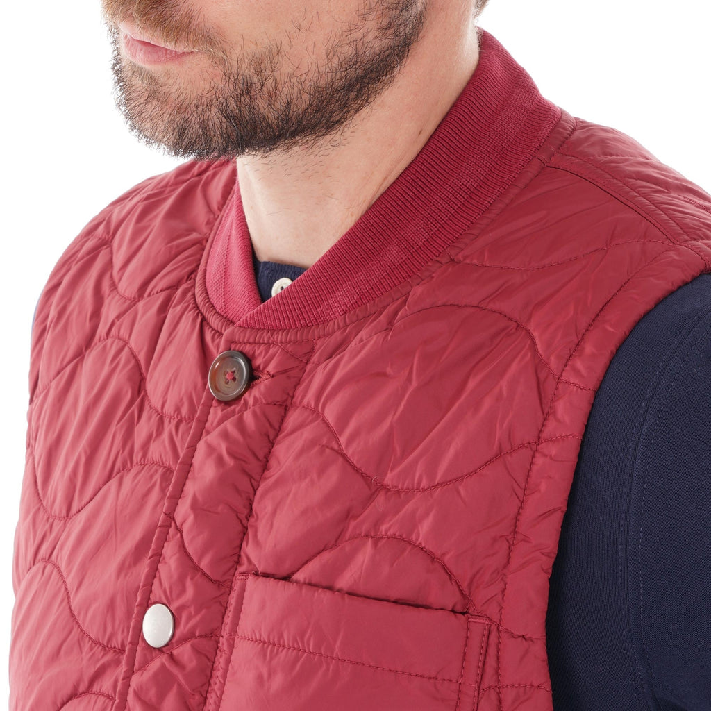 Universal Works Carlton Gilet - Claret