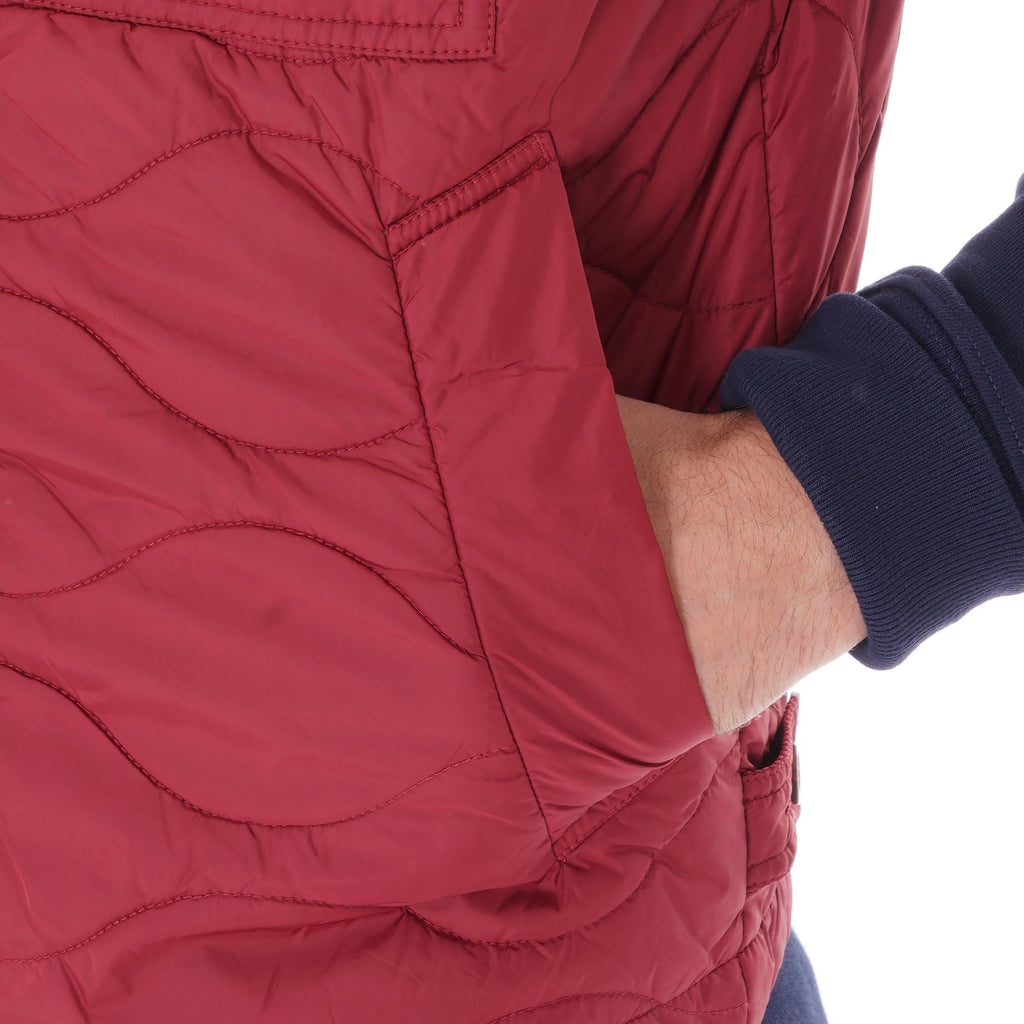 Universal Works Carlton Gilet - Claret