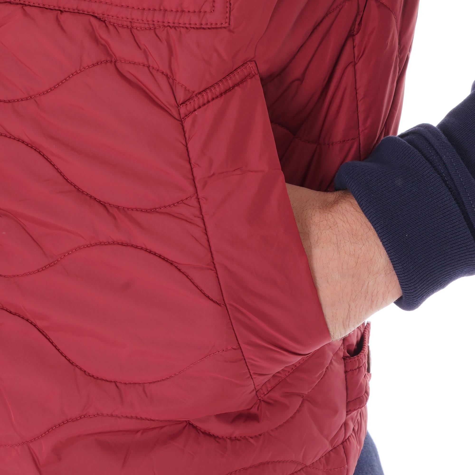 Universal Works Carlton Gilet - Claret