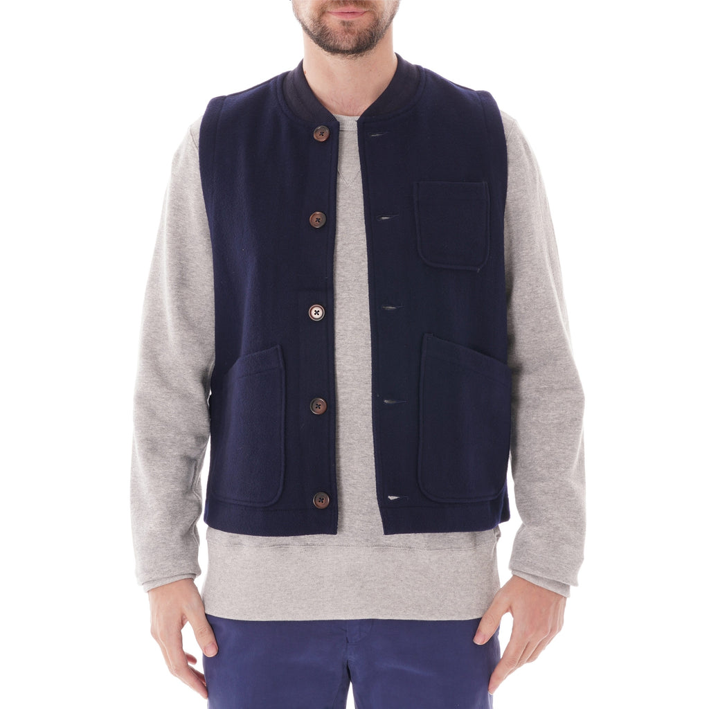 Universal Works Chore Waistcoat - Navy