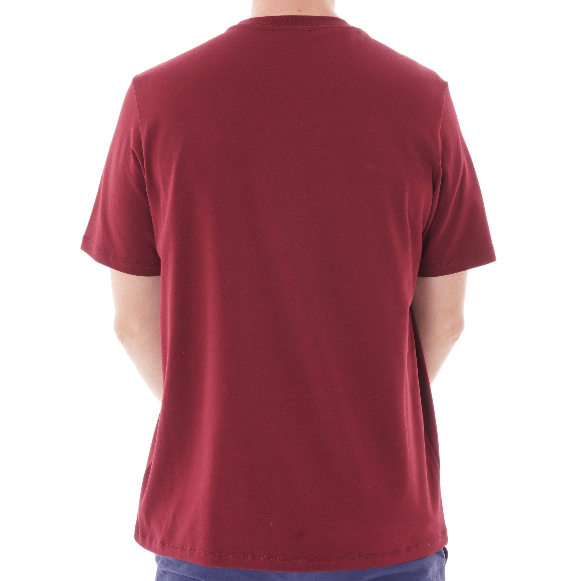 Emporio Armani Manga Bear T-shirt With Breast Pocket - Bordeaux