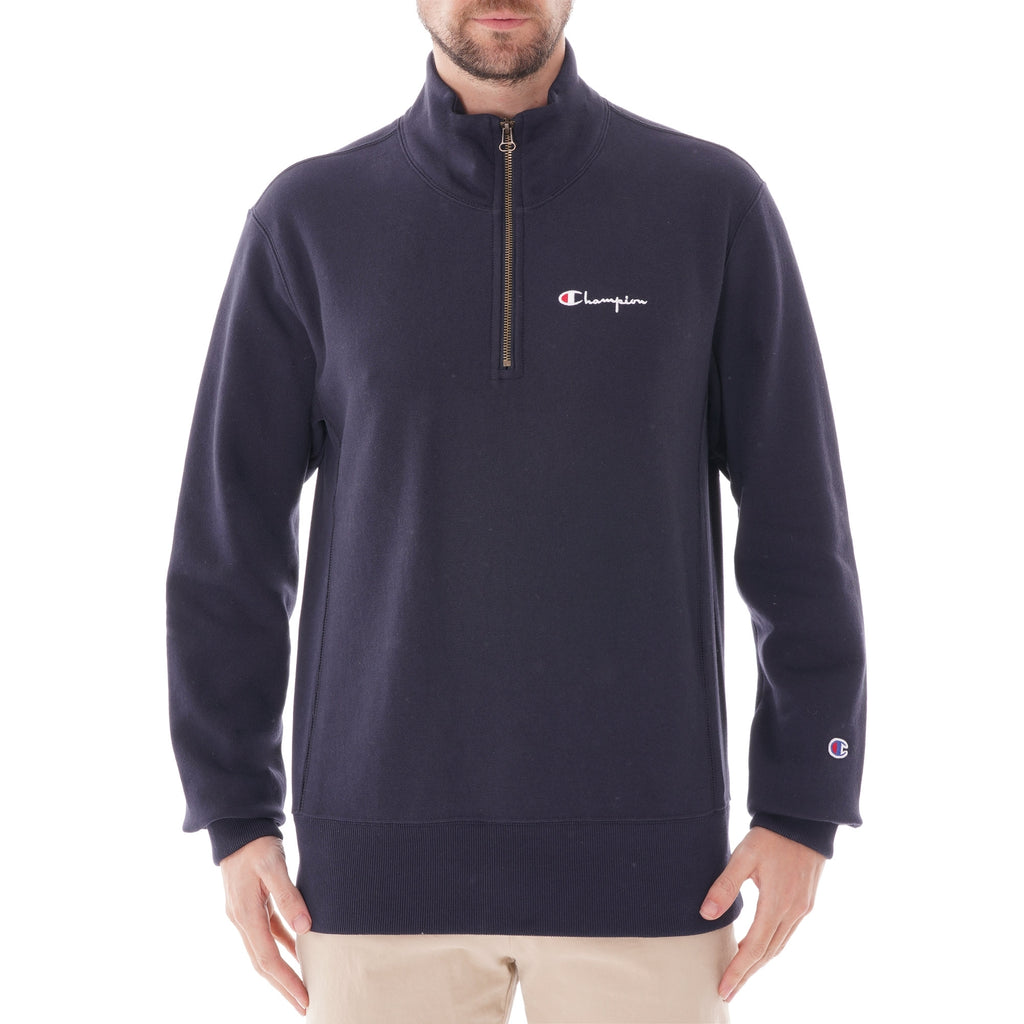 Champion Half Zip Sweatshirt - Navy