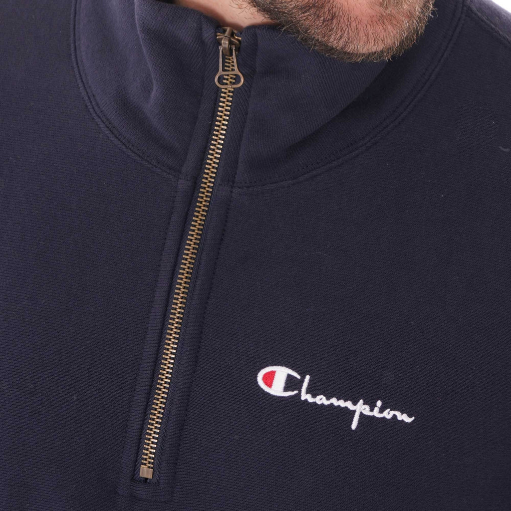 Champion Half Zip Sweatshirt - Navy