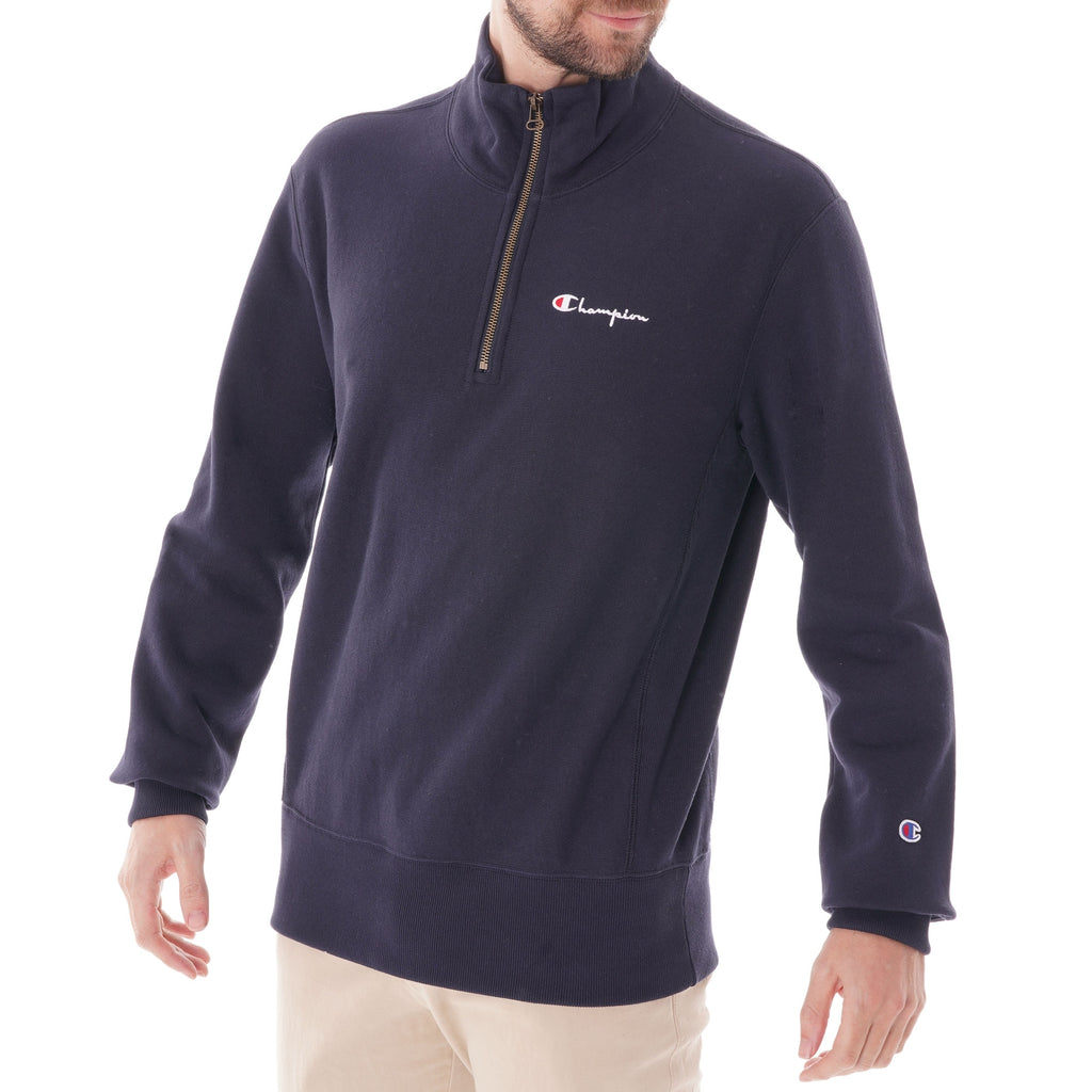 Champion Half Zip Sweatshirt - Navy