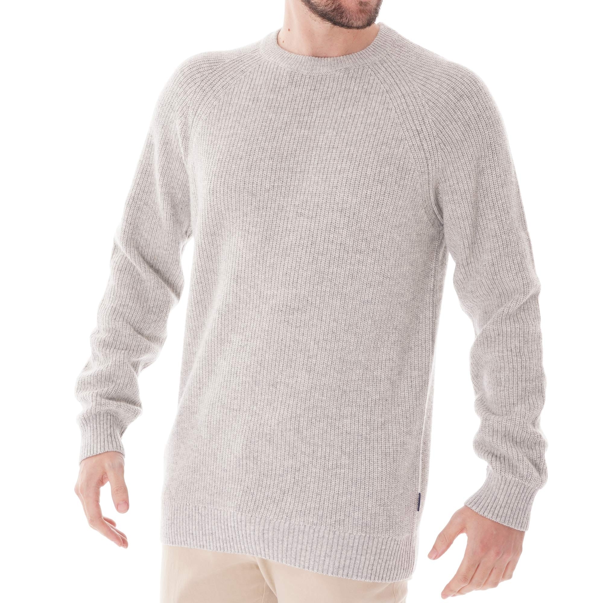 Barbour Manor Crew Neck Sweater - Light Grey