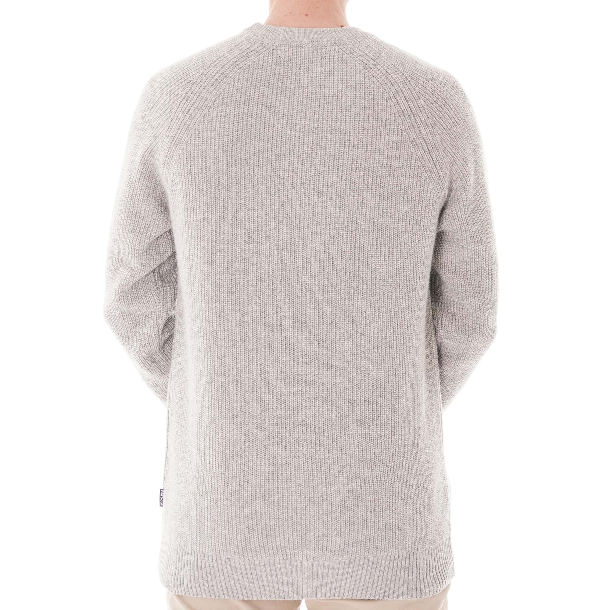 Barbour Manor Crew Neck Sweater - Light Grey
