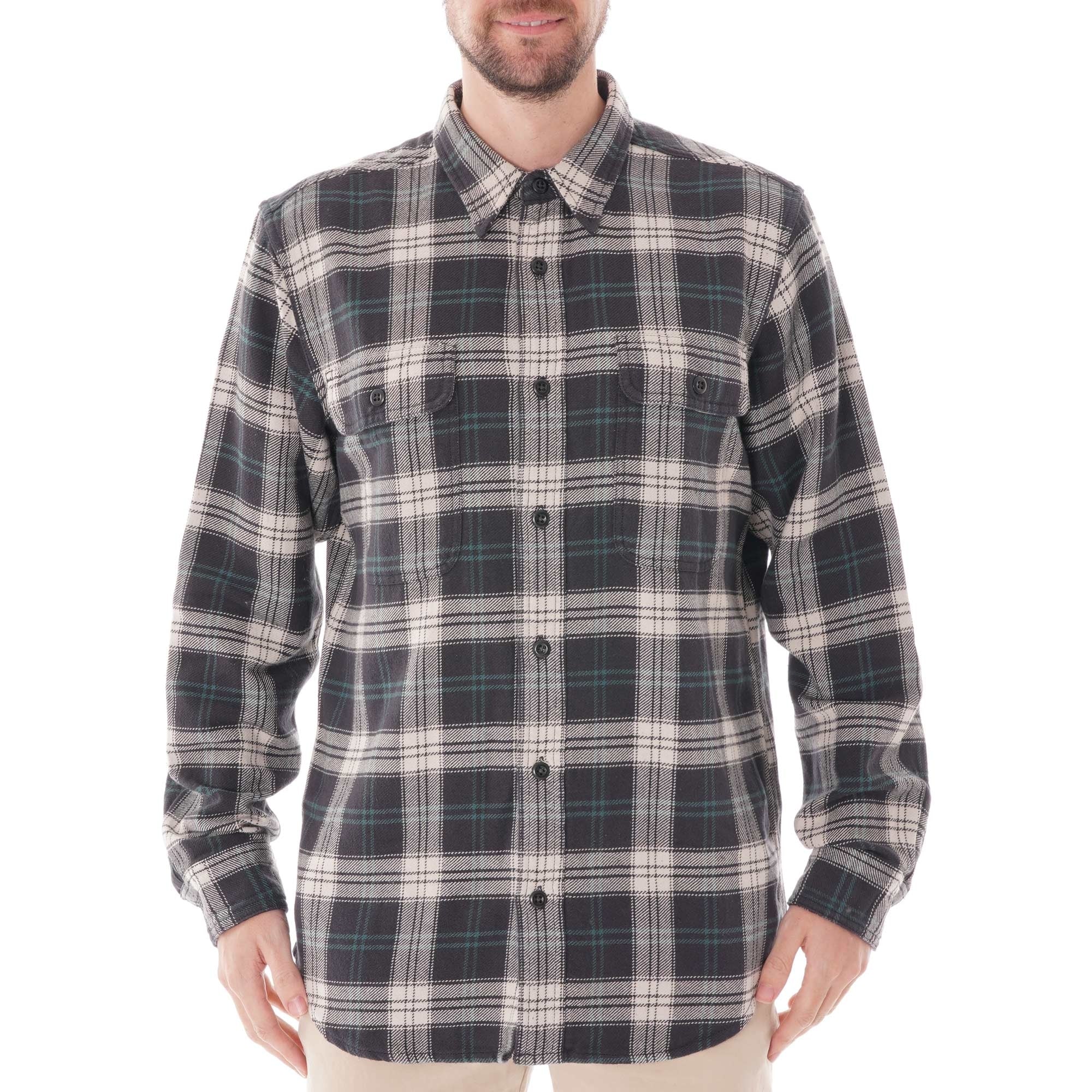 Flannel Work Shirt - Black