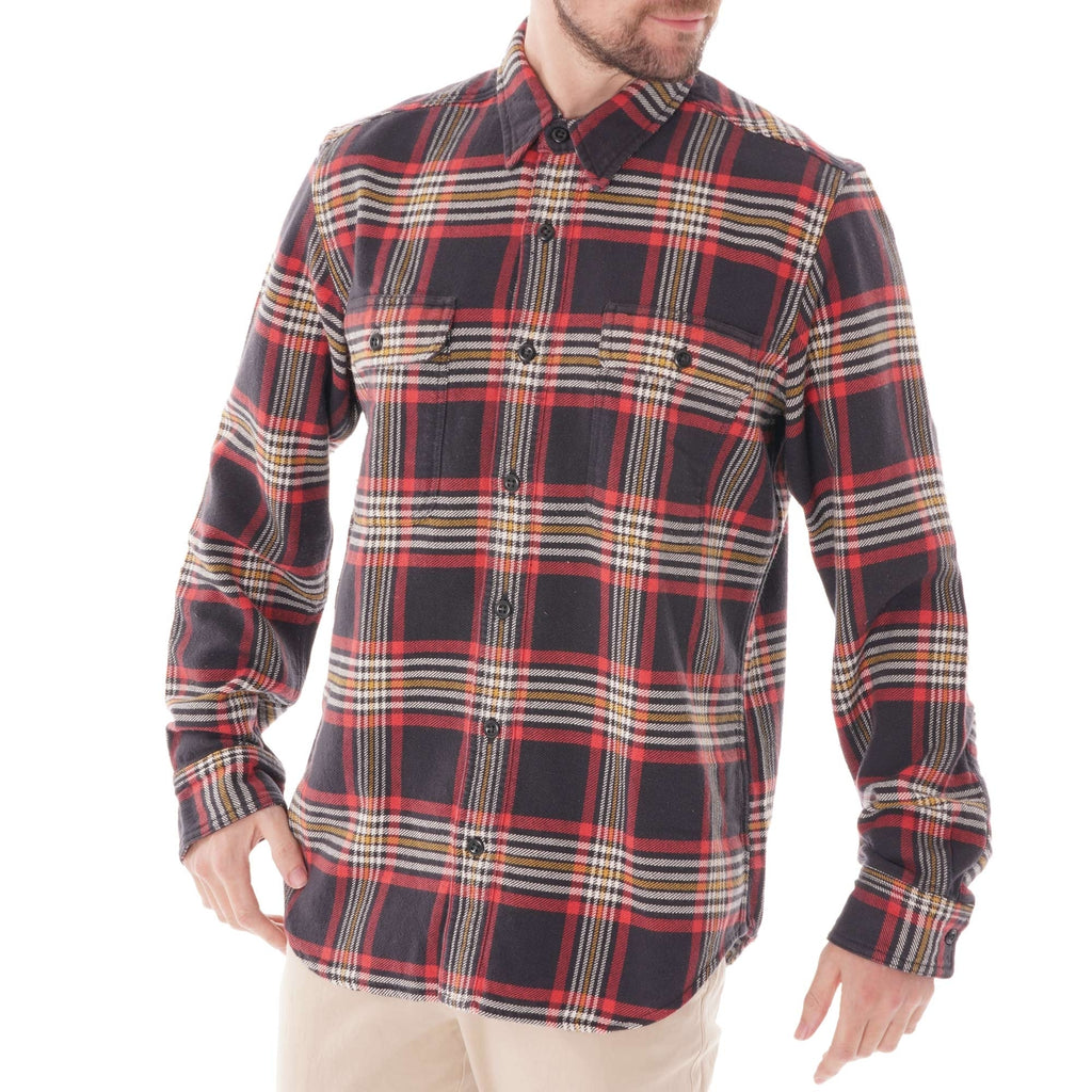 Flannel Work Shirt - Red & Black
