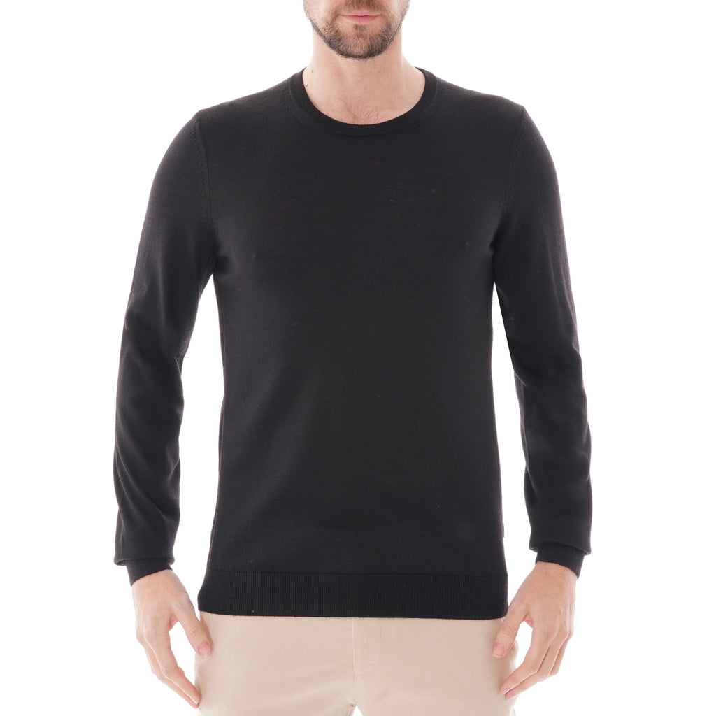 Boss Crew Neck Sweater - Black