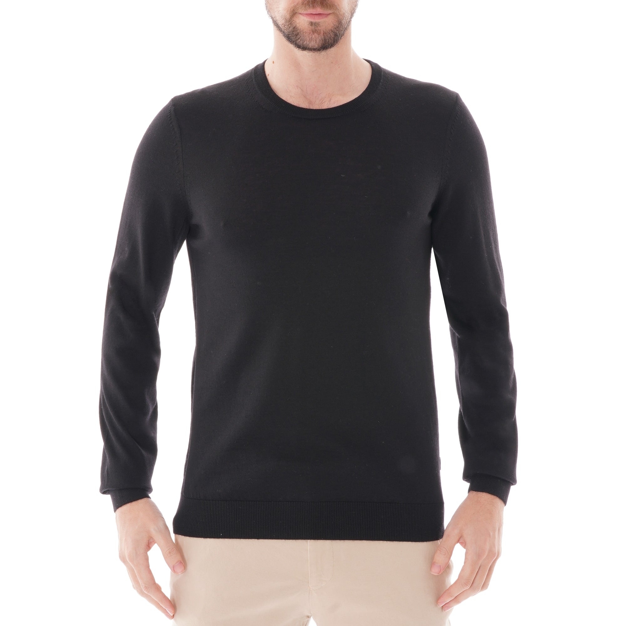 Boss Crew Neck Sweater - Black