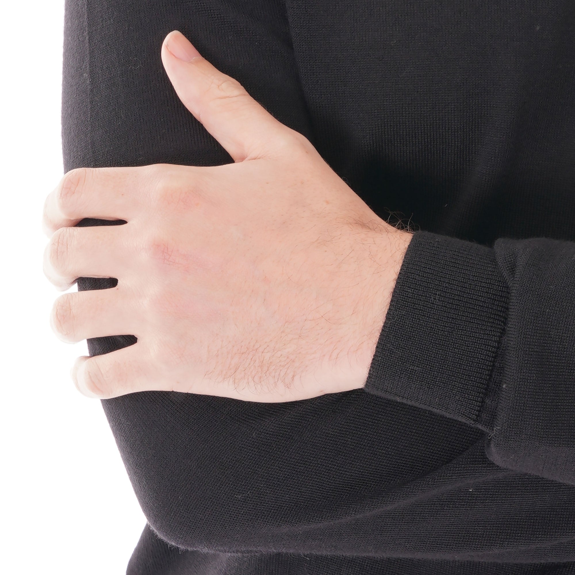 Boss Crew Neck Sweater - Black