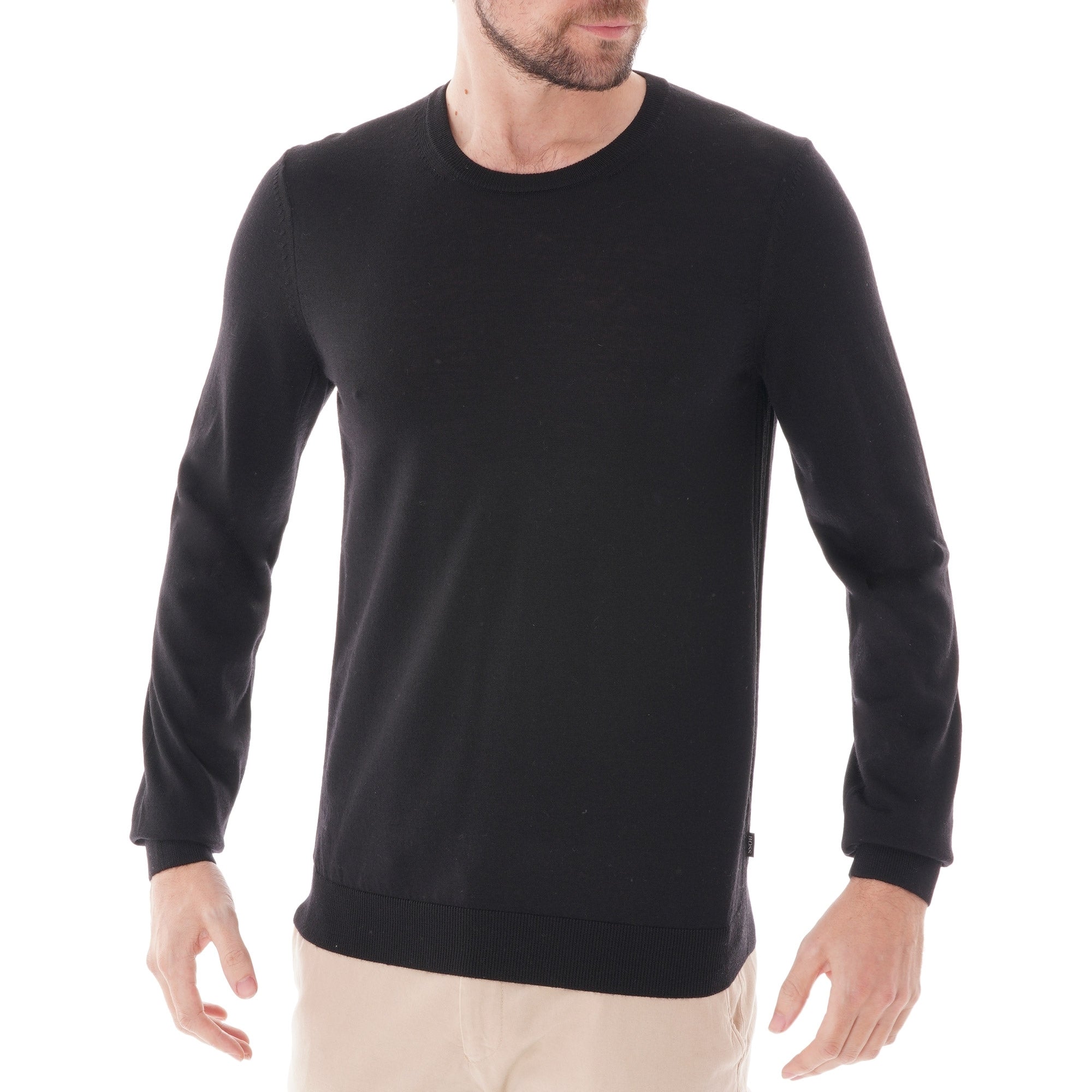 Boss Crew Neck Sweater - Black