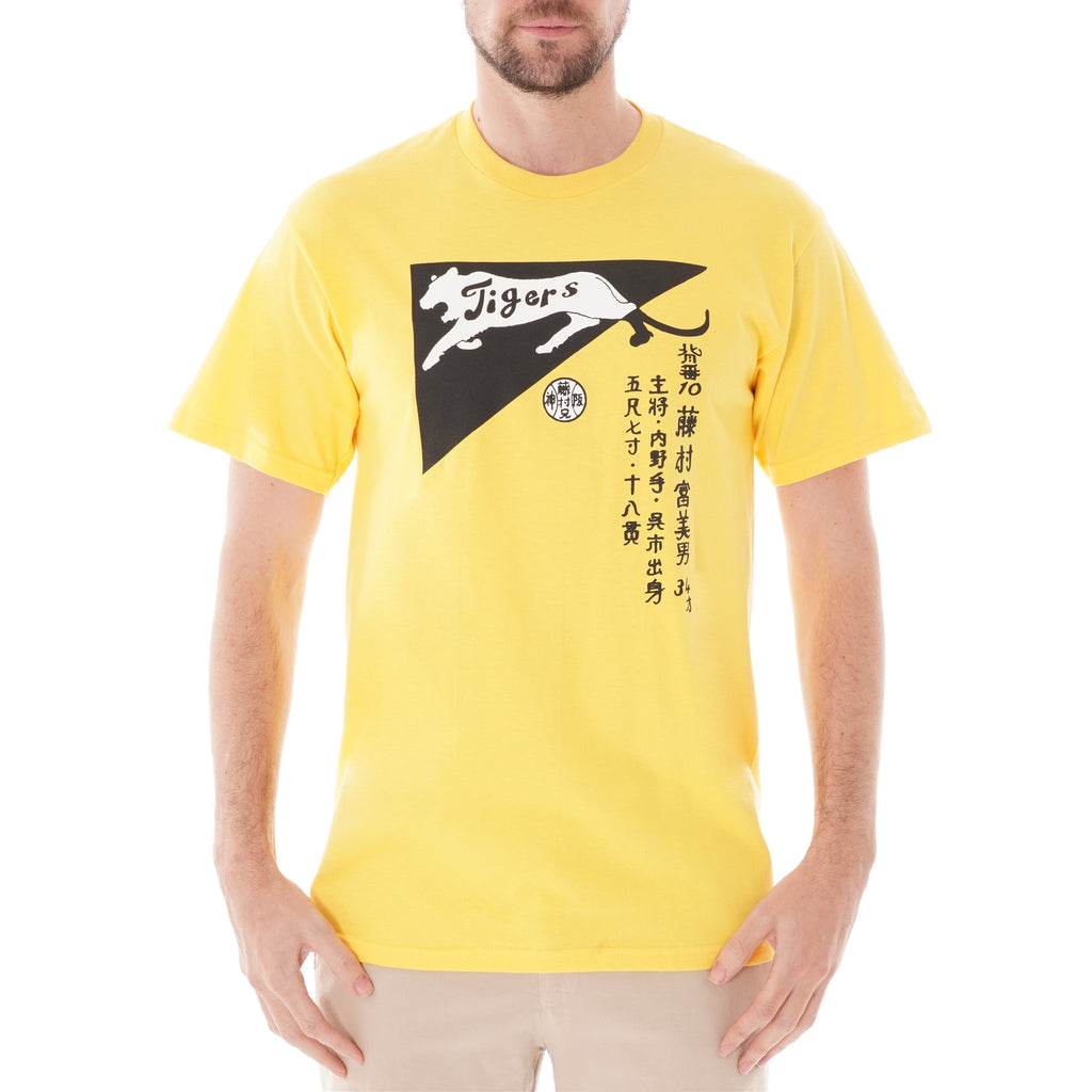 Ebbets Field Flannels Osaka Tigers Vintage T-Shirt - Yellow
