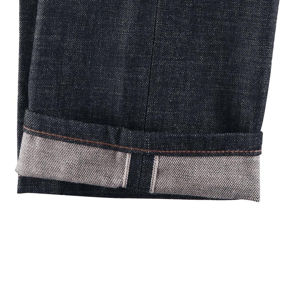 Naked and Famous Denim Chestnut Dyed Selvedge Weird Guy - Indigo