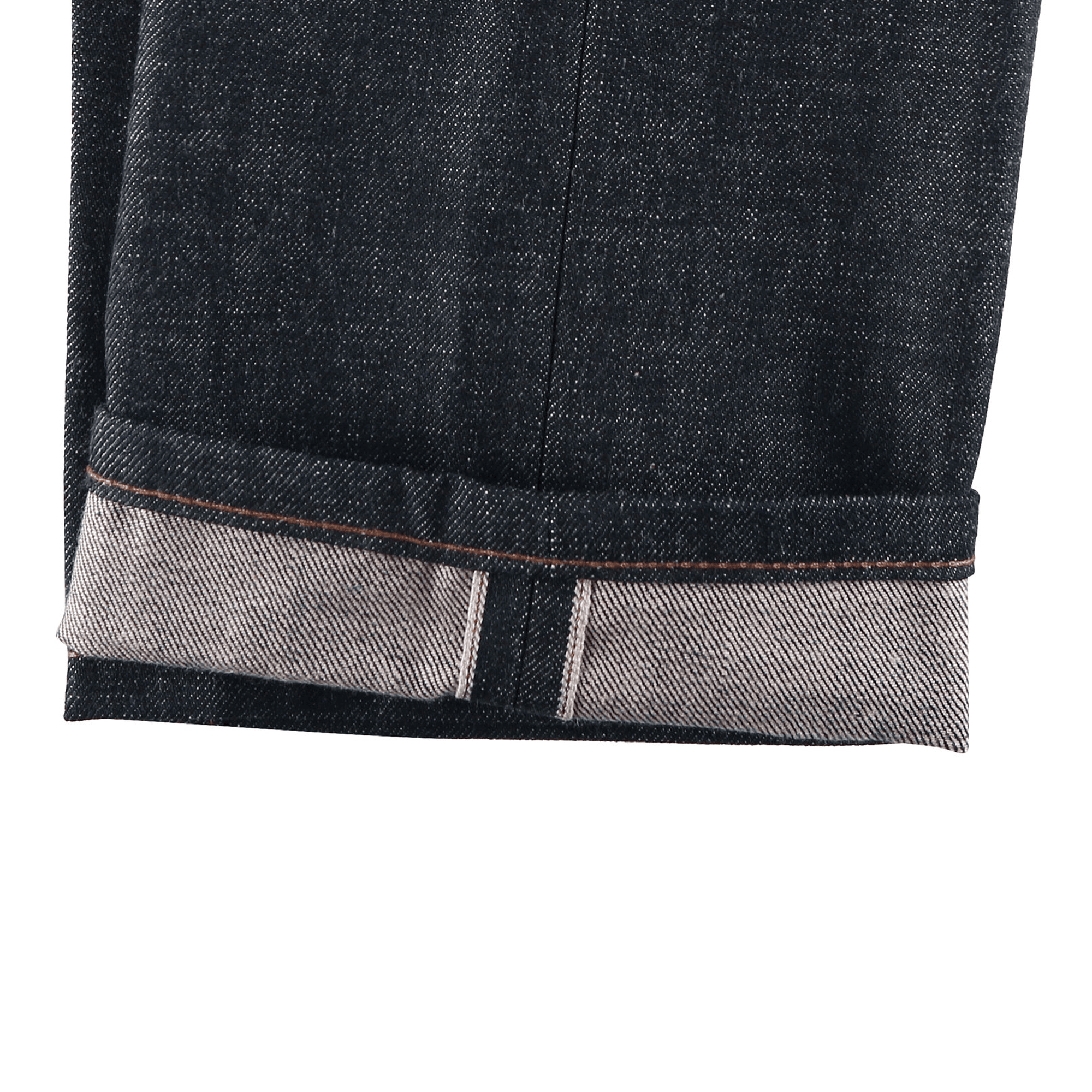 Naked and Famous Denim Chestnut Dyed Selvedge Weird Guy - Indigo