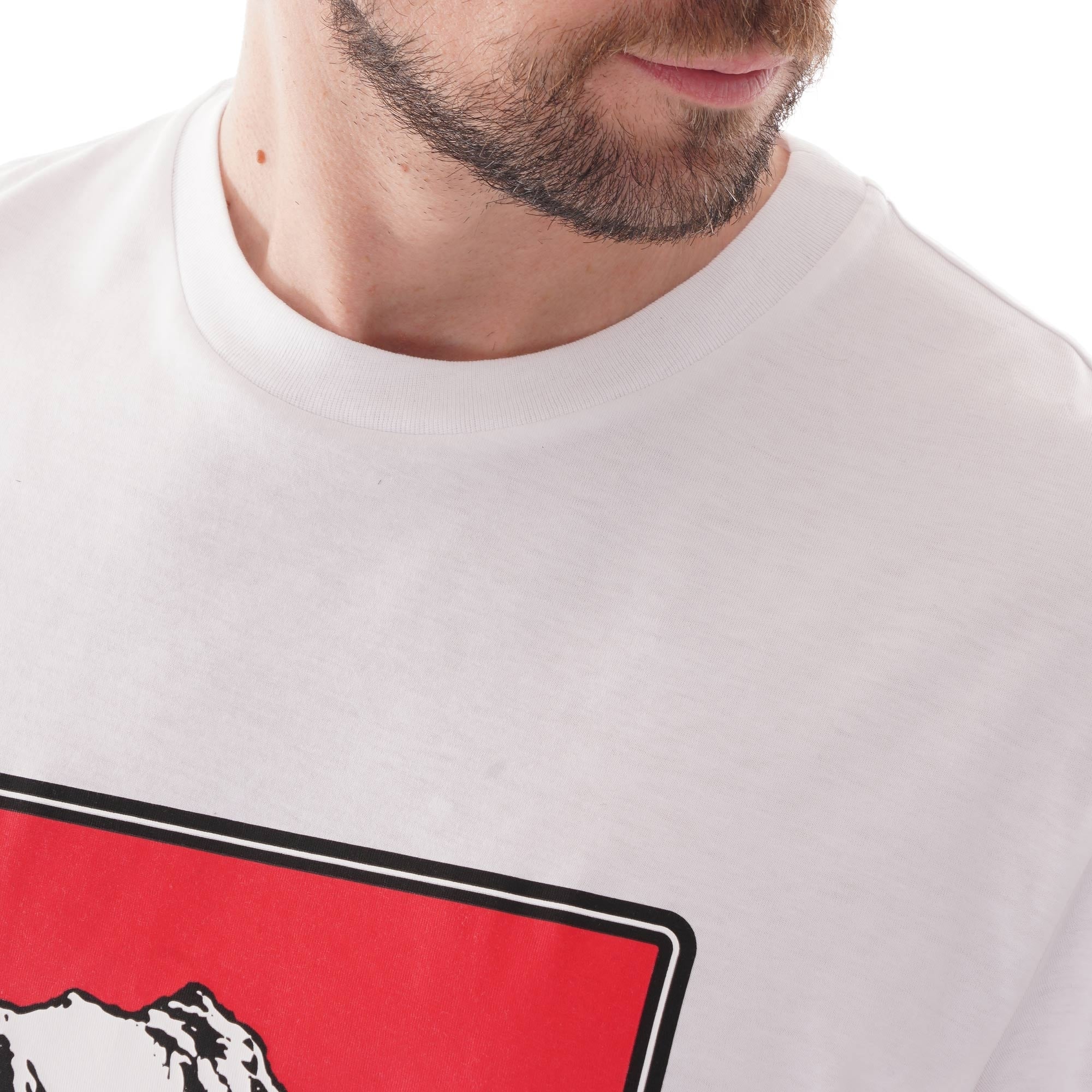 Bally Mountain Motif T-shirt - White