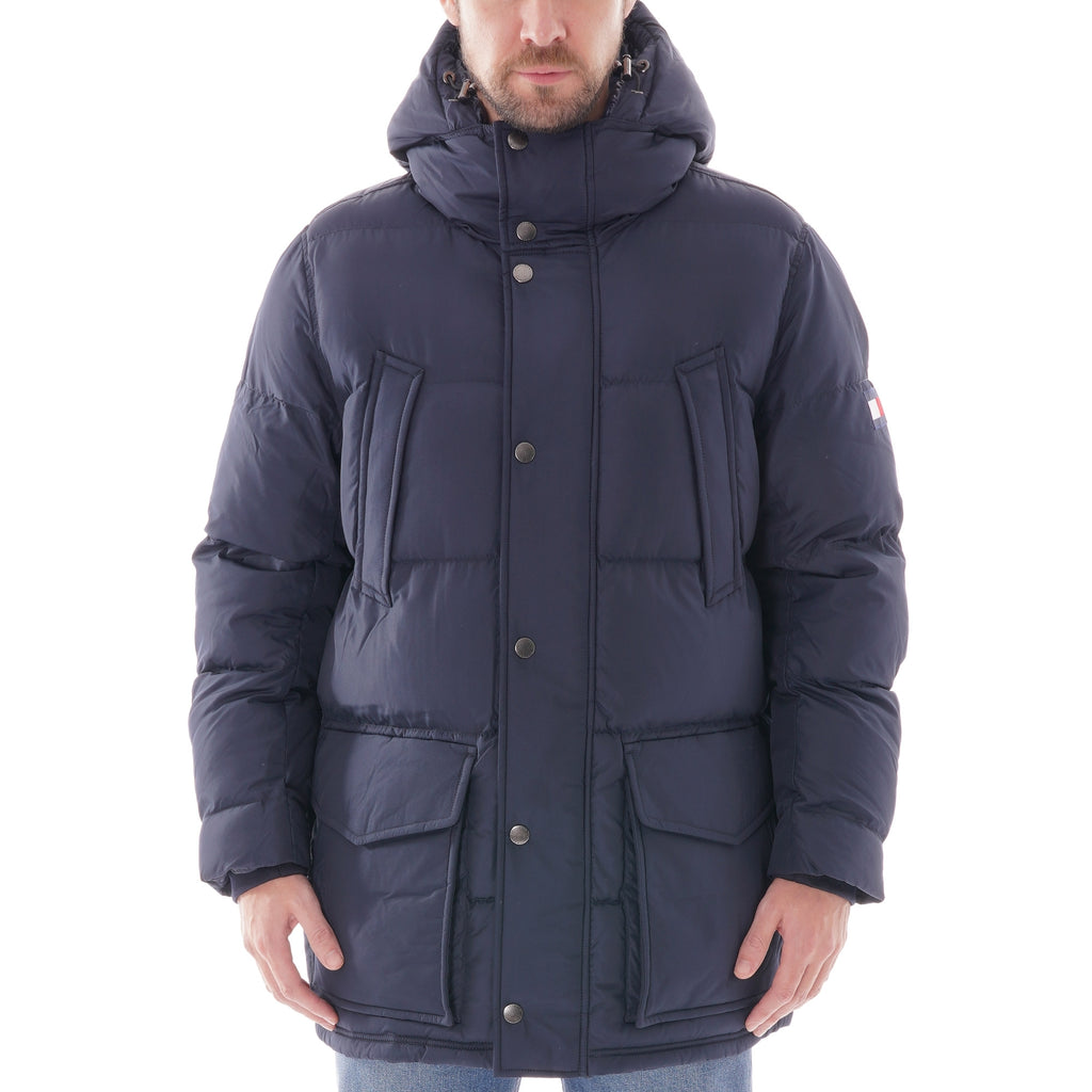 Tommy Hilfiger Hooded Parka - Sky Captain