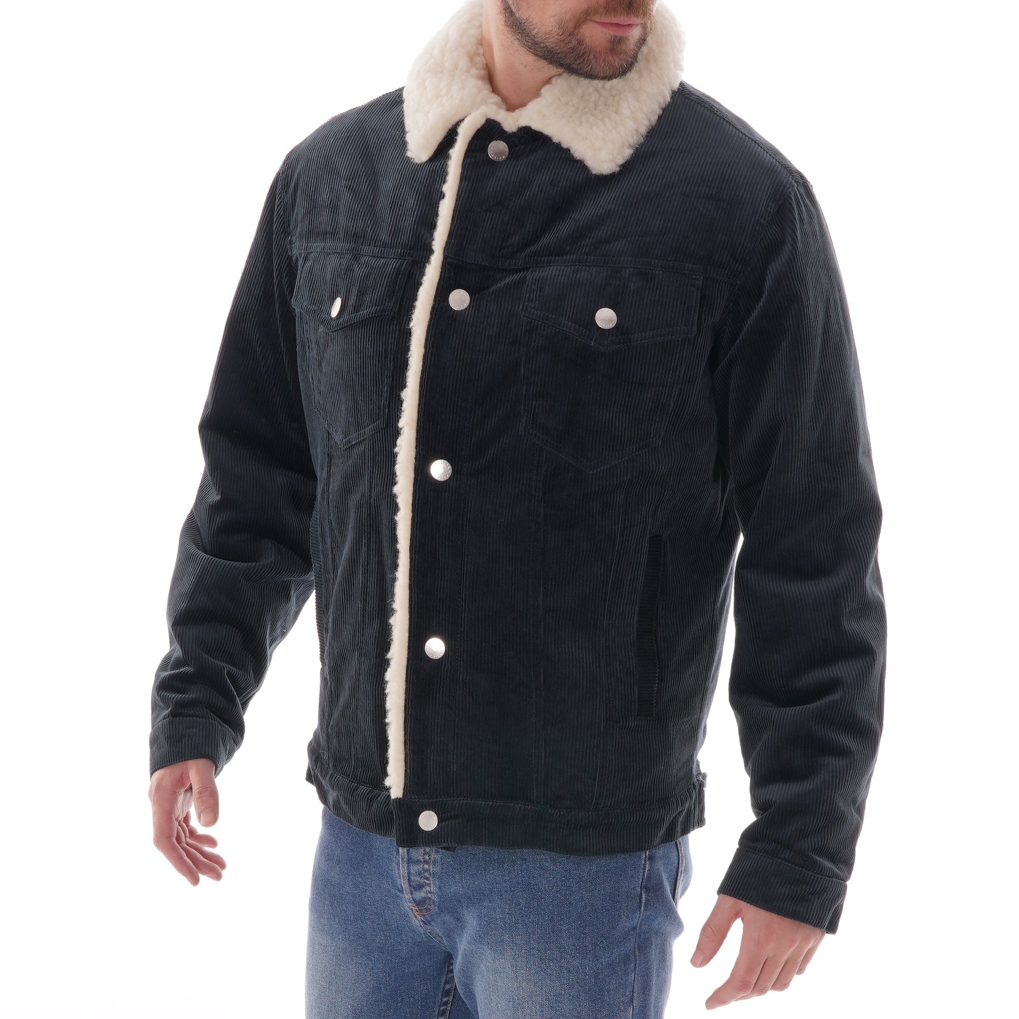 Maison Kitsune Trucker Jacket - Petrol
