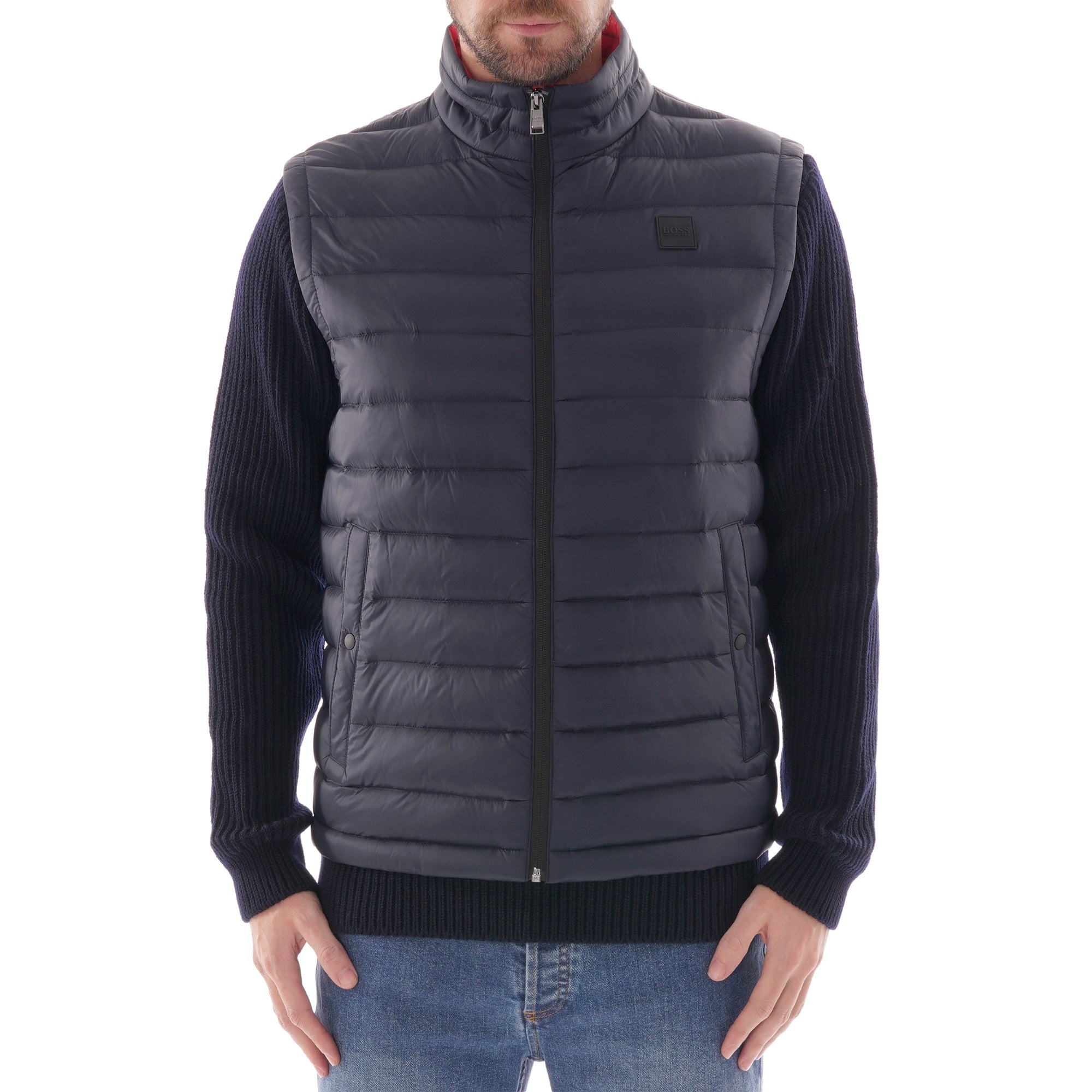 Boss Packable Down Gilet - Dark Blue