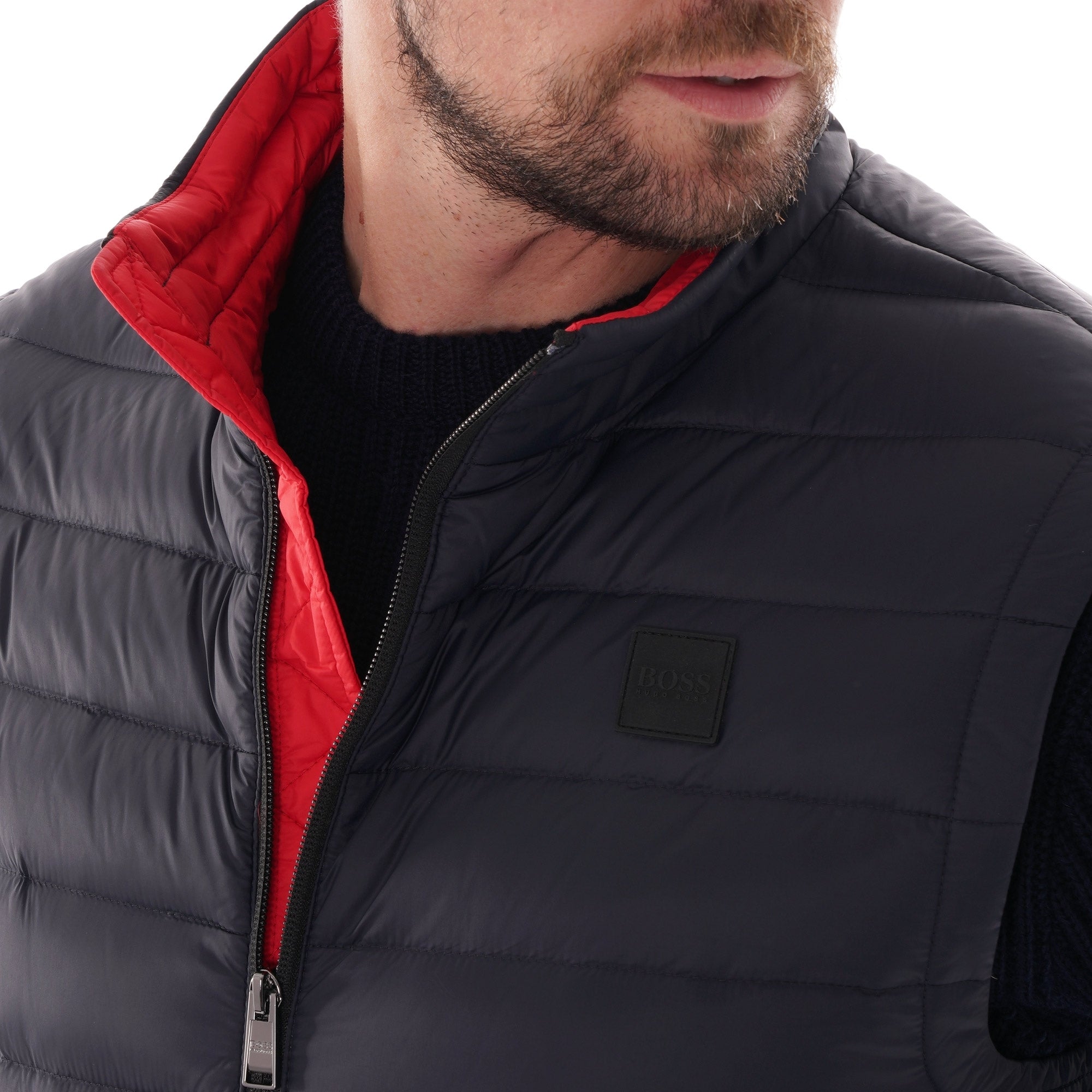 Boss Packable Down Gilet - Dark Blue