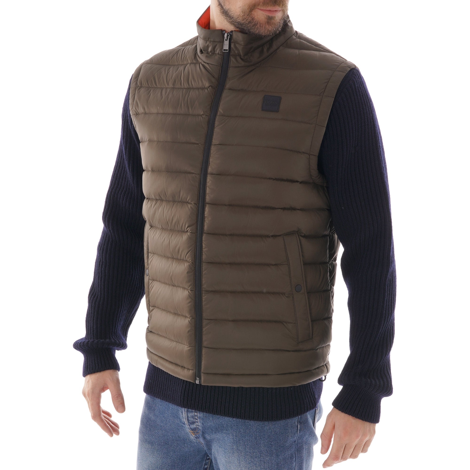 Boss Packable Down Gilet - Green
