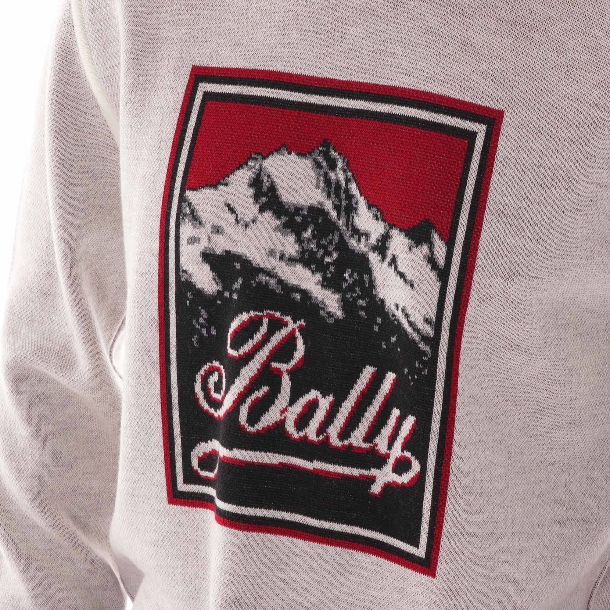 Bally Wool Jacquard Sweater - Bone