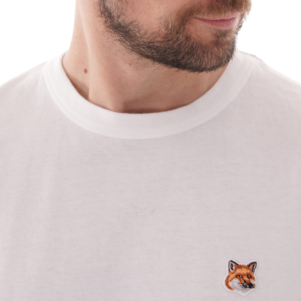 Maison Kitsune Fox Head Tee - White