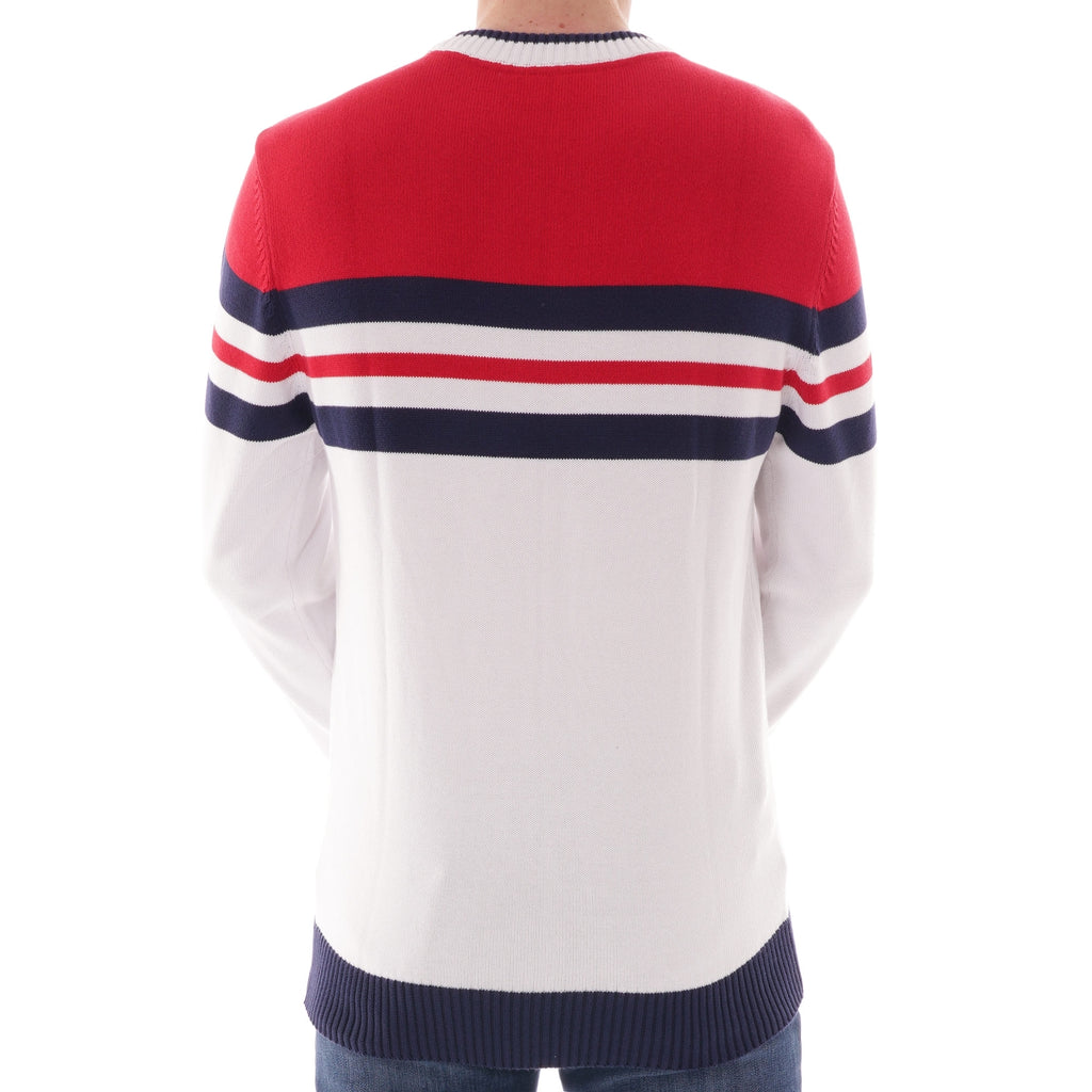 Fila Vintage SIRO Jumper - White and Chinese Red