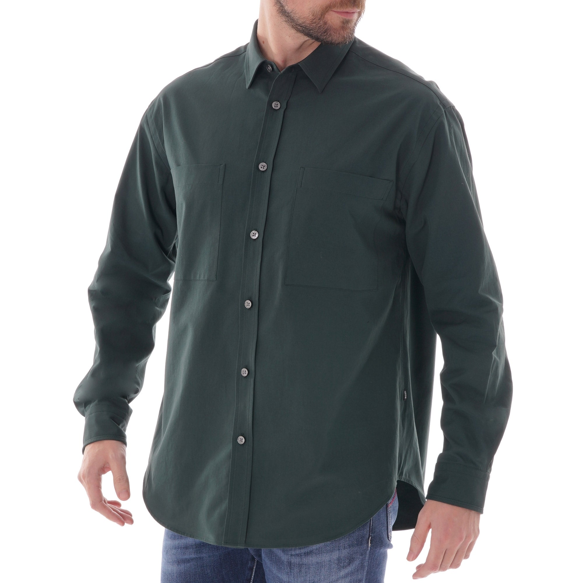 Boss Noah Shirt - Open Green