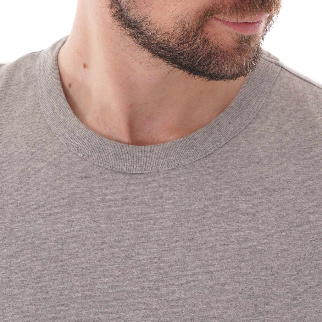 Maison Kitsune Fox Head Patch T-Shirt - Grey