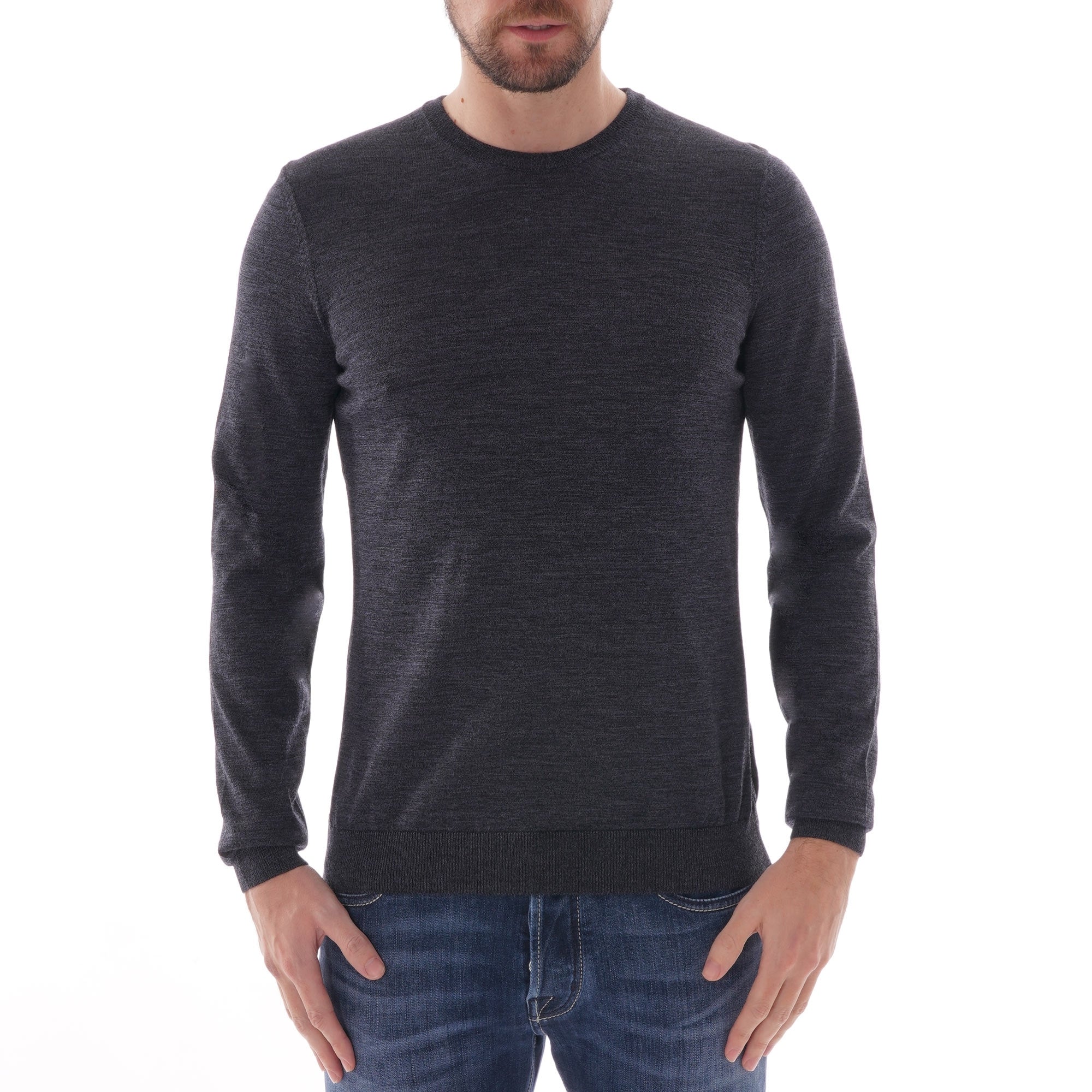 Boss Crew Neck Sweater - Navy