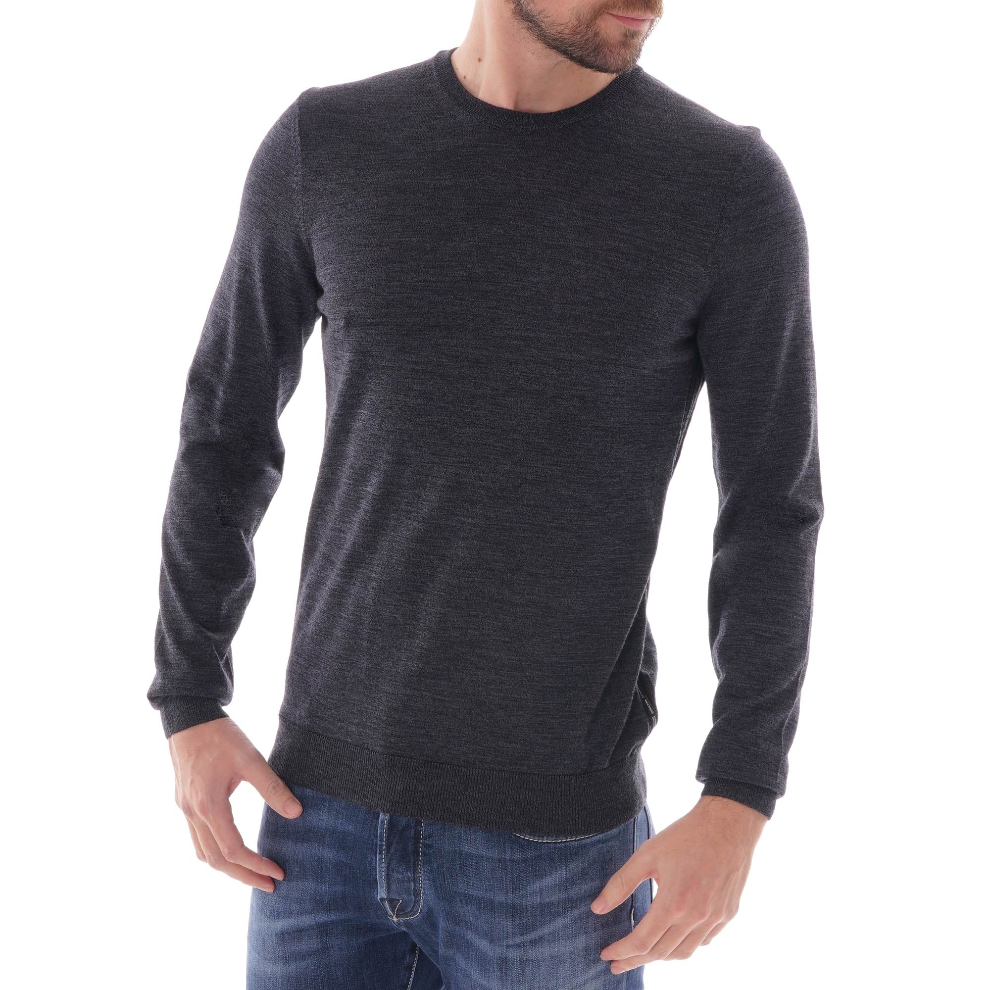 Boss Crew Neck Sweater - Navy