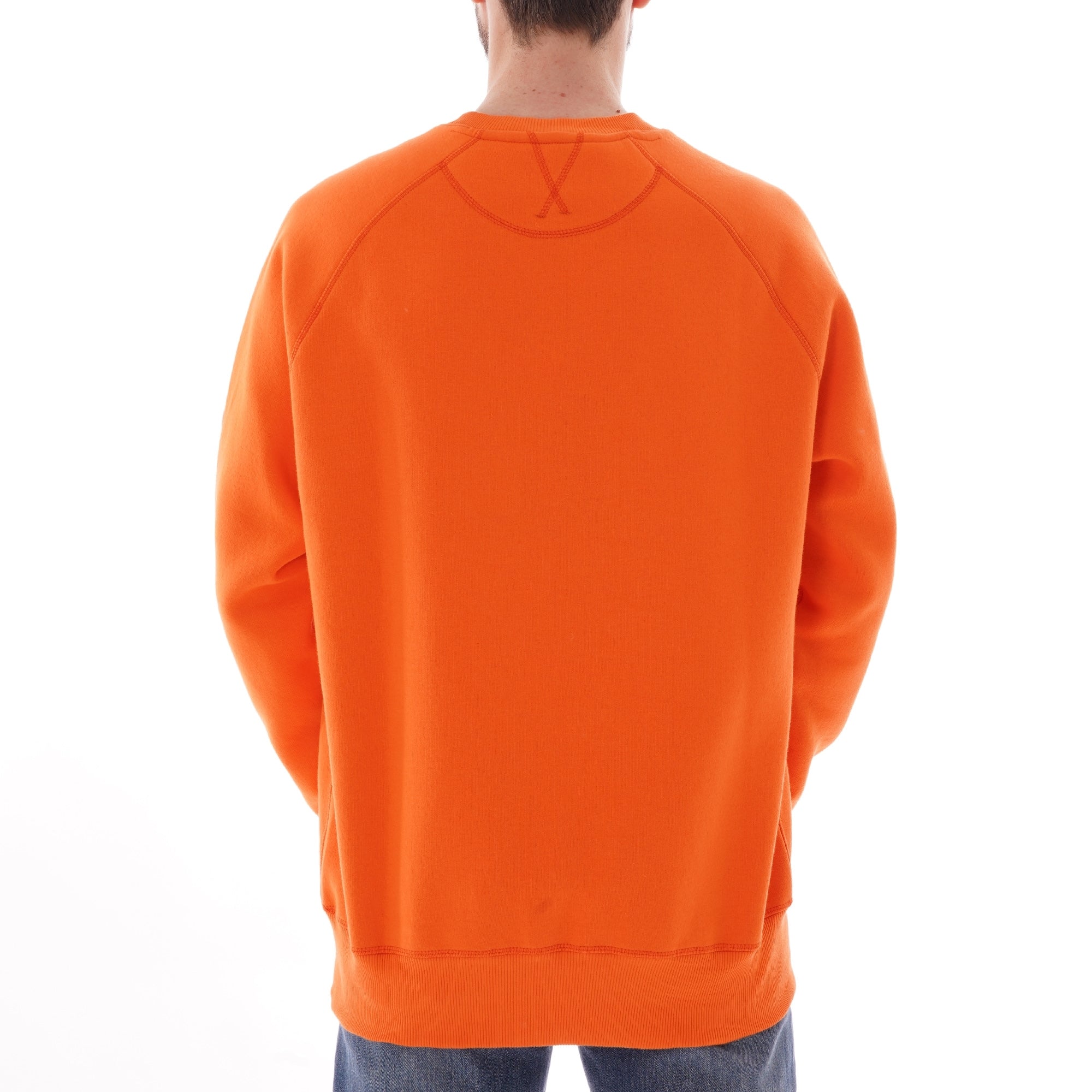 C17 Jeans Winter Crewneck Sweatshirt - Mandarine Orange