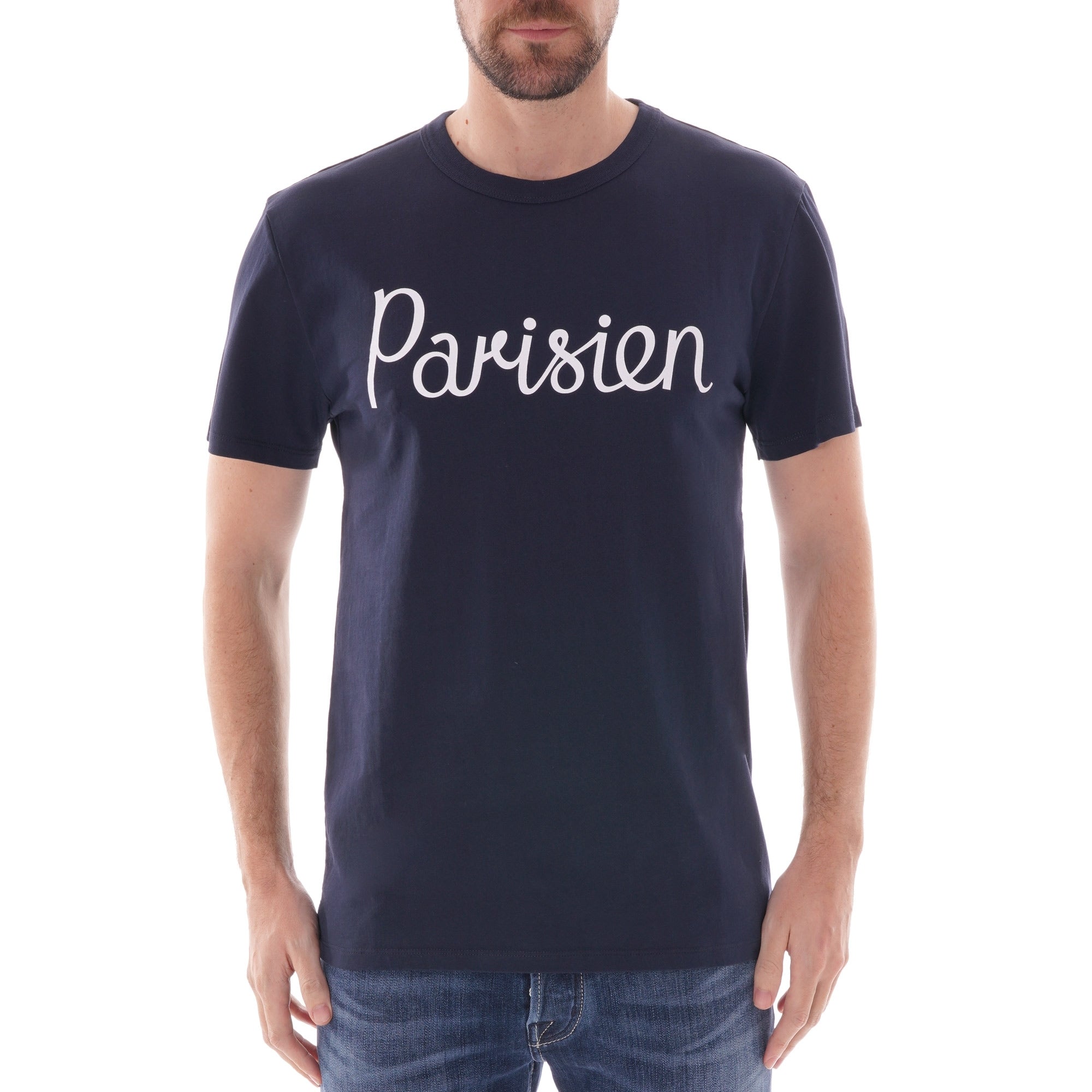 Maison Kitsune Parisien T-Shirt - Navy