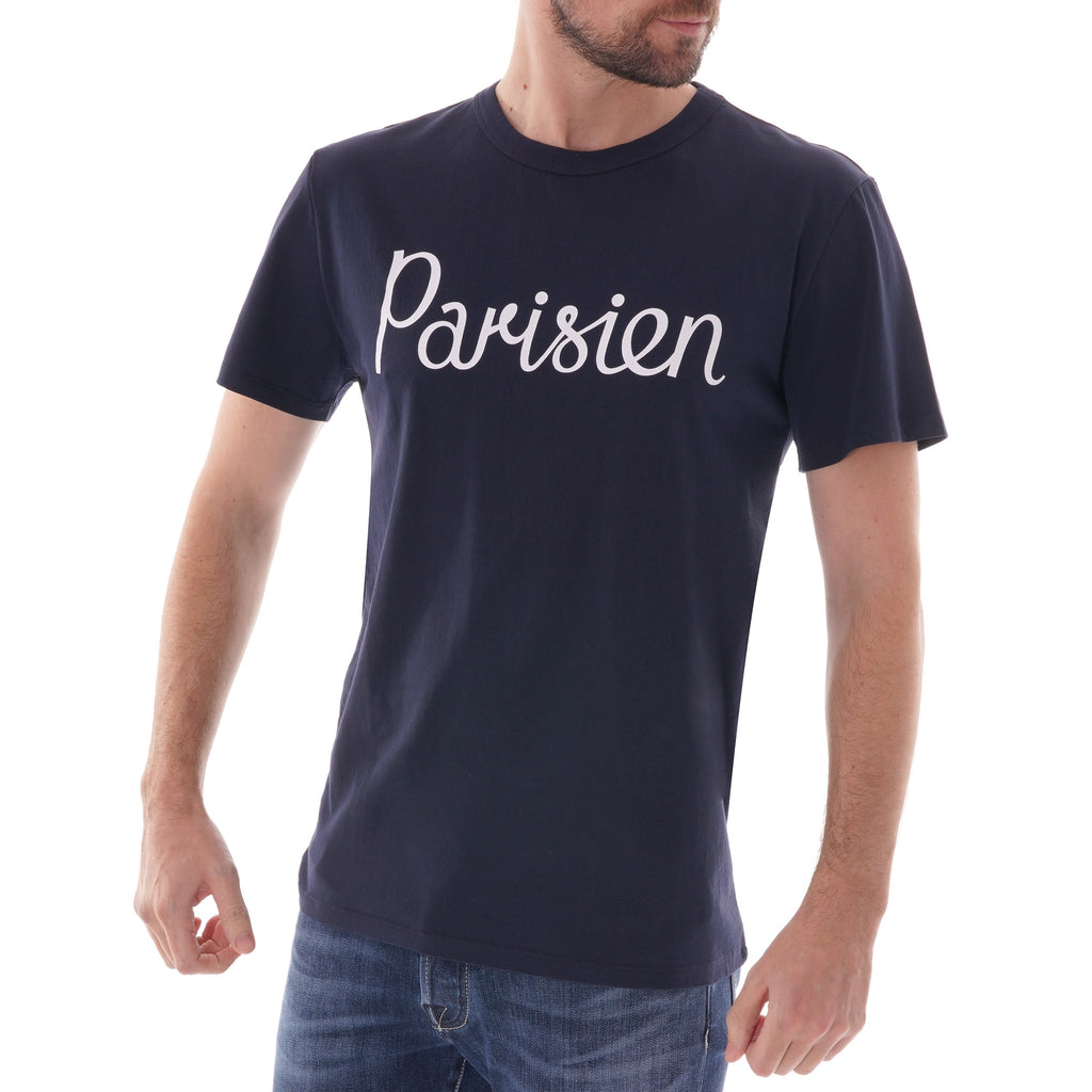 Maison Kitsune Parisien T-Shirt - Navy