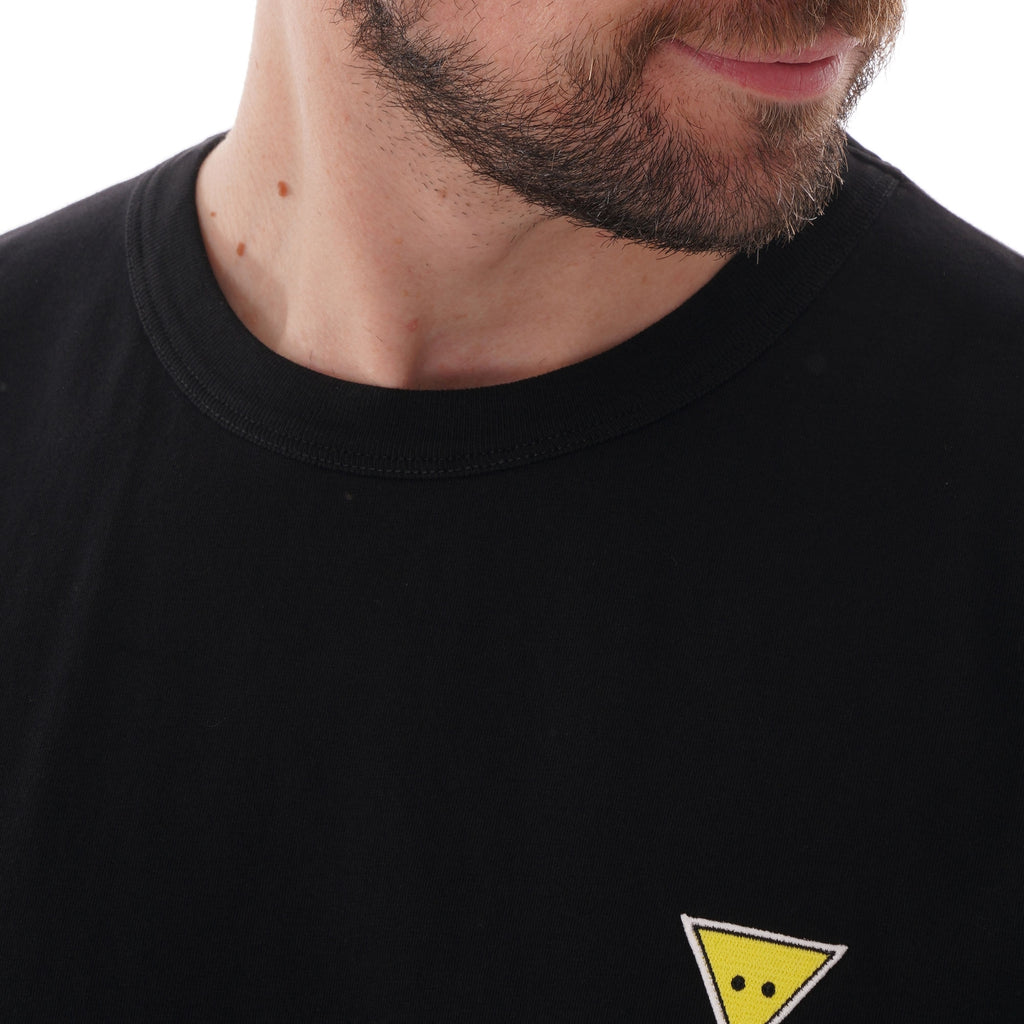 Maison Kitsune Triangle Fox Patch T-Shirt - Black