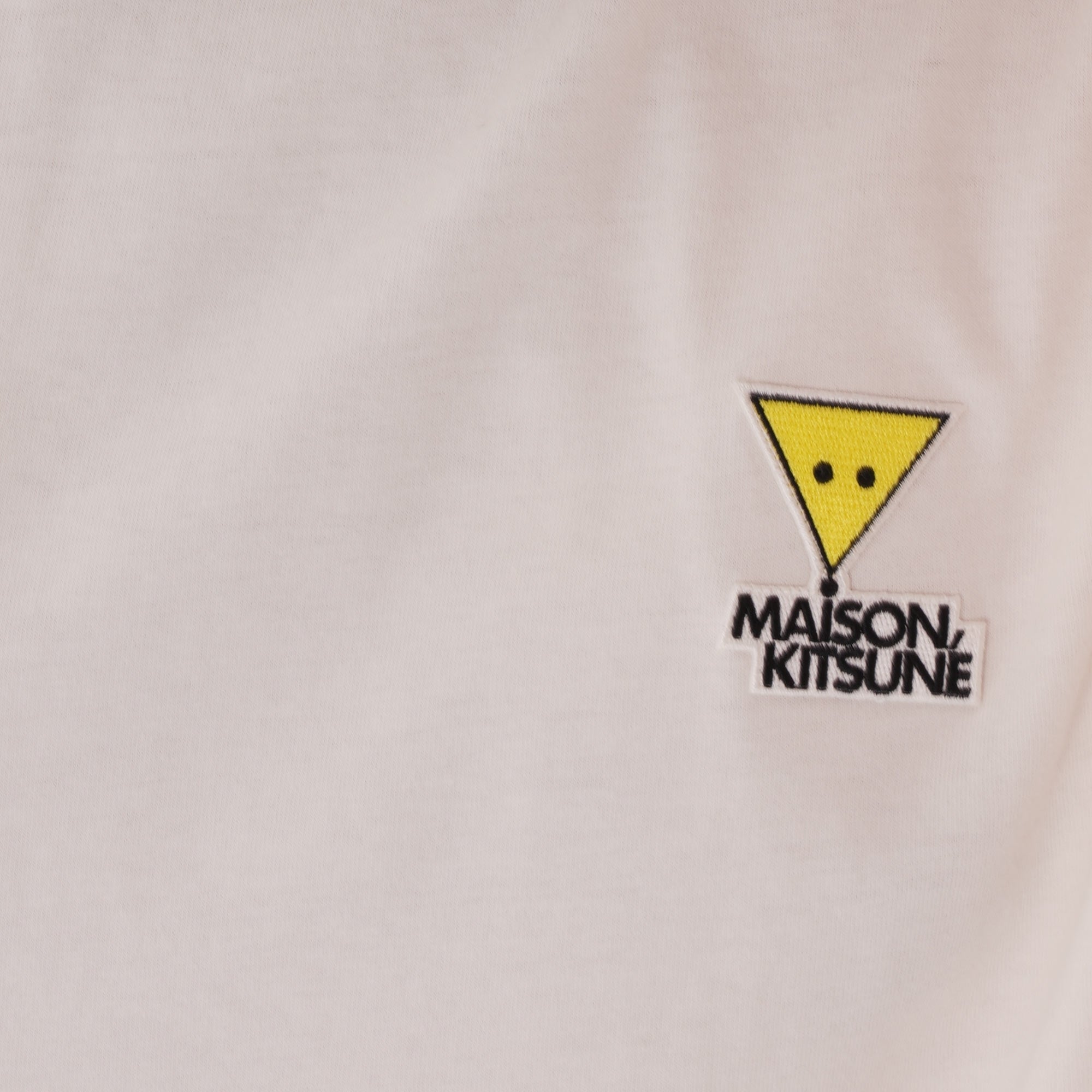 Maison Kitsune Triangle Fox Patch T-Shirt - White