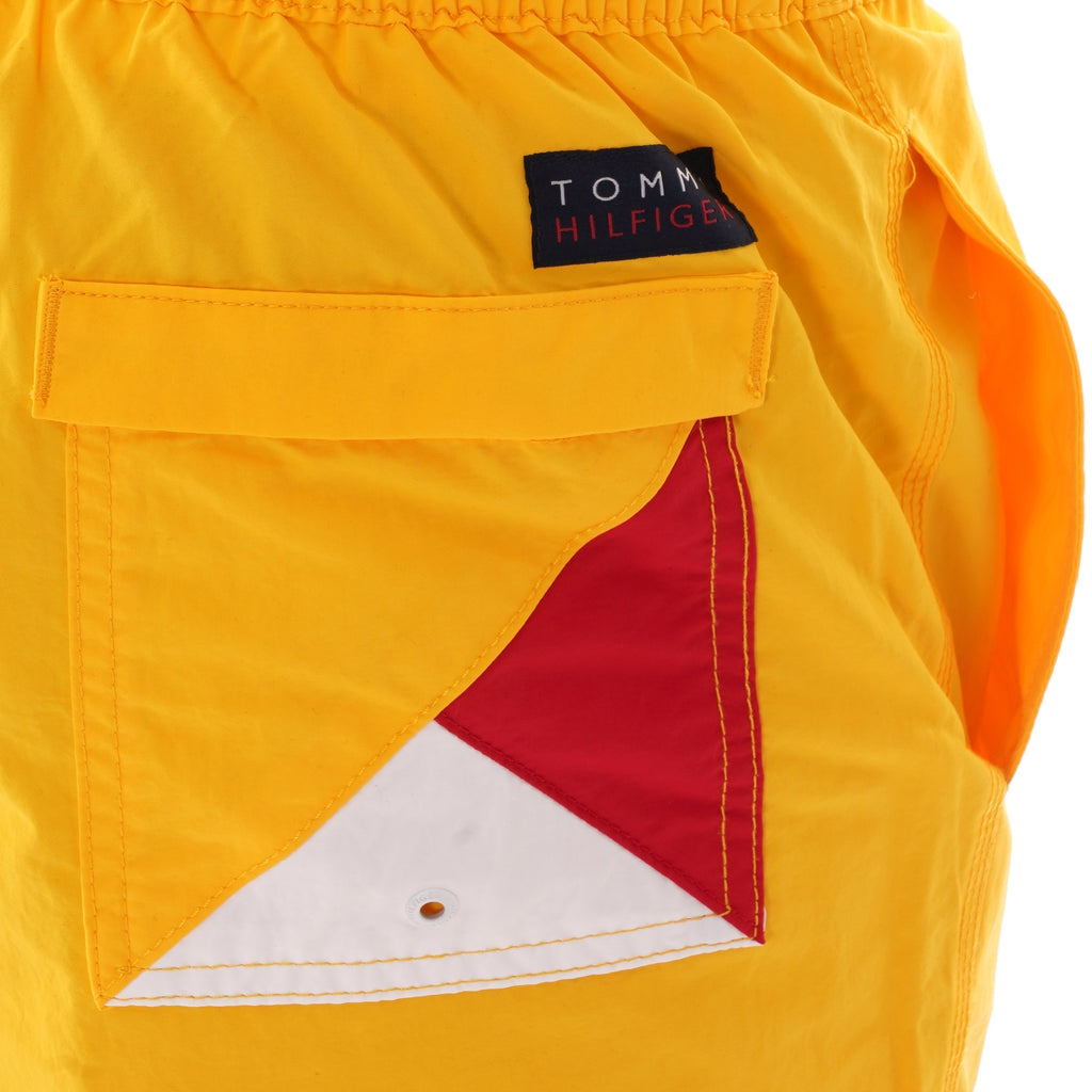 Tommy Hilfiger Drawstring Swim Shorts -  Yellow