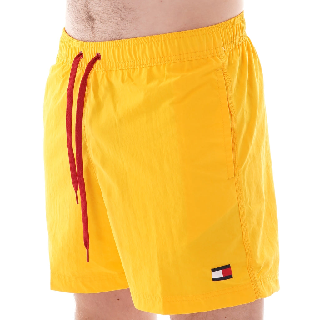 Tommy Hilfiger Drawstring Swim Shorts -  Yellow